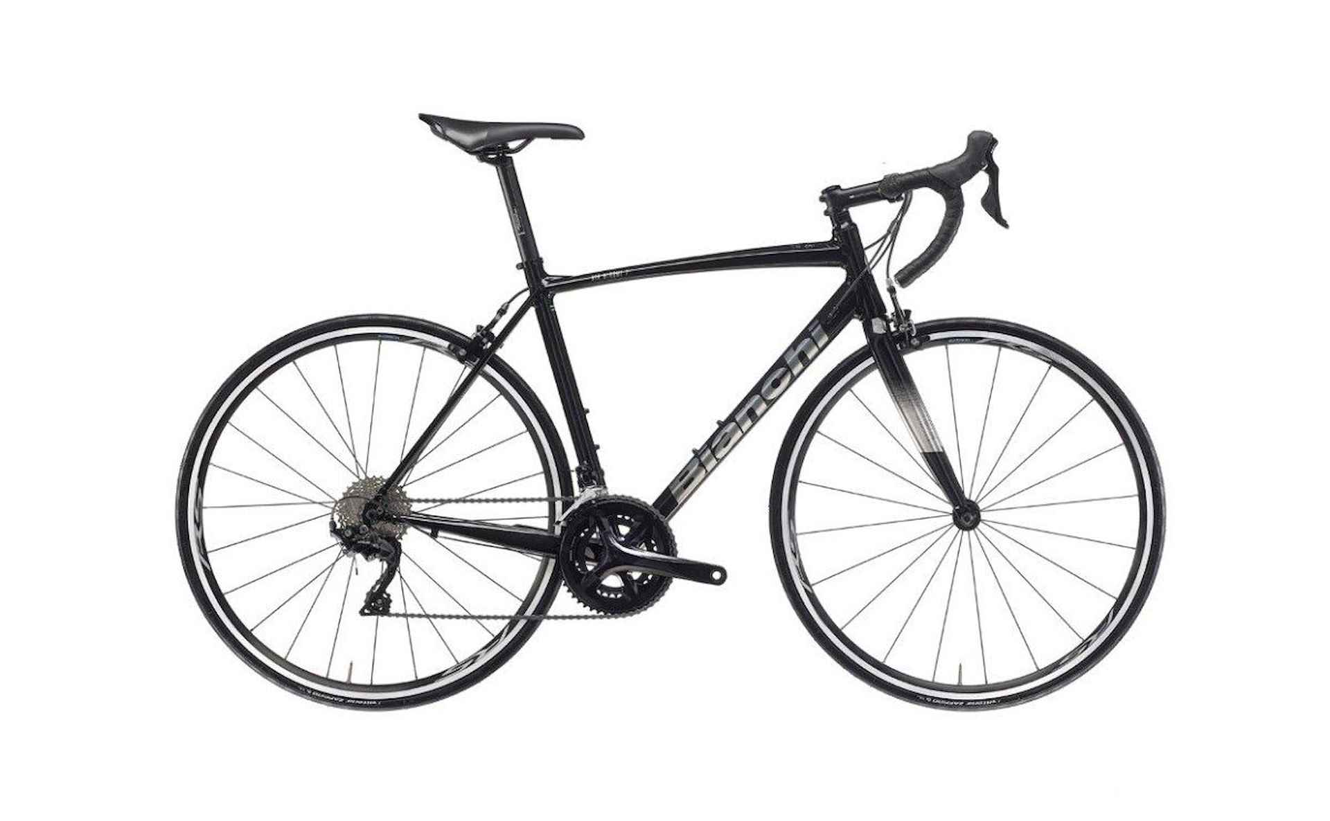 Bianchi VIA NIRONE 7 CP 105 11SP N2 - BLACK /TITANIUM SILVER GLOSSY 61cm 2024 - 1/1