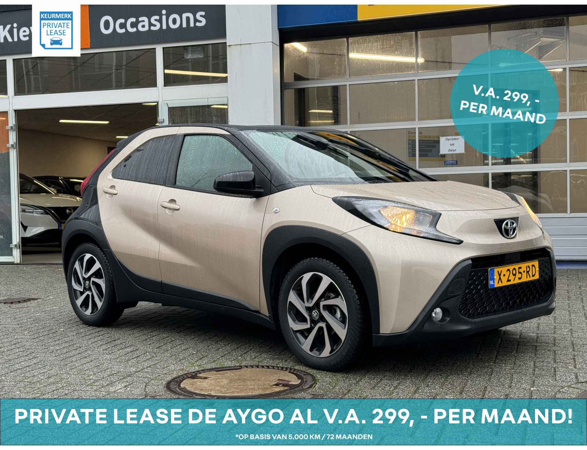 Toyota Aygo X 1.0 VVT-i MT Pulse - PRIVATE LEASE va. € 299,- pm. - 1/33