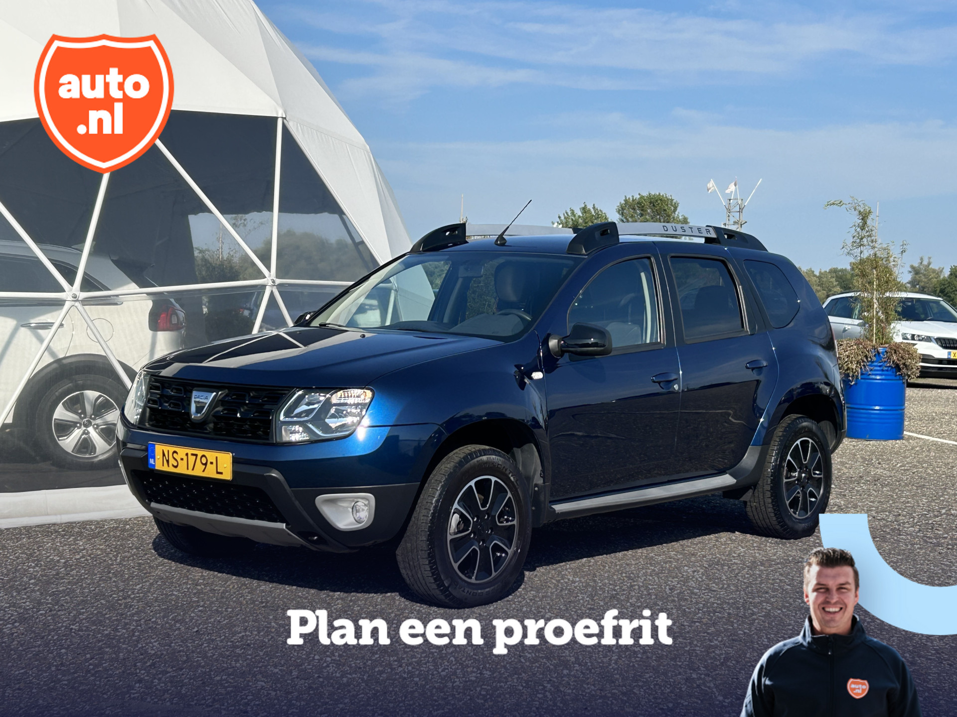 Dacia Duster 1.2 TCe 4x2 Blackshadow | Trekhaak | Lederen bekleding | Camera | Cruise Control | Navigatie |