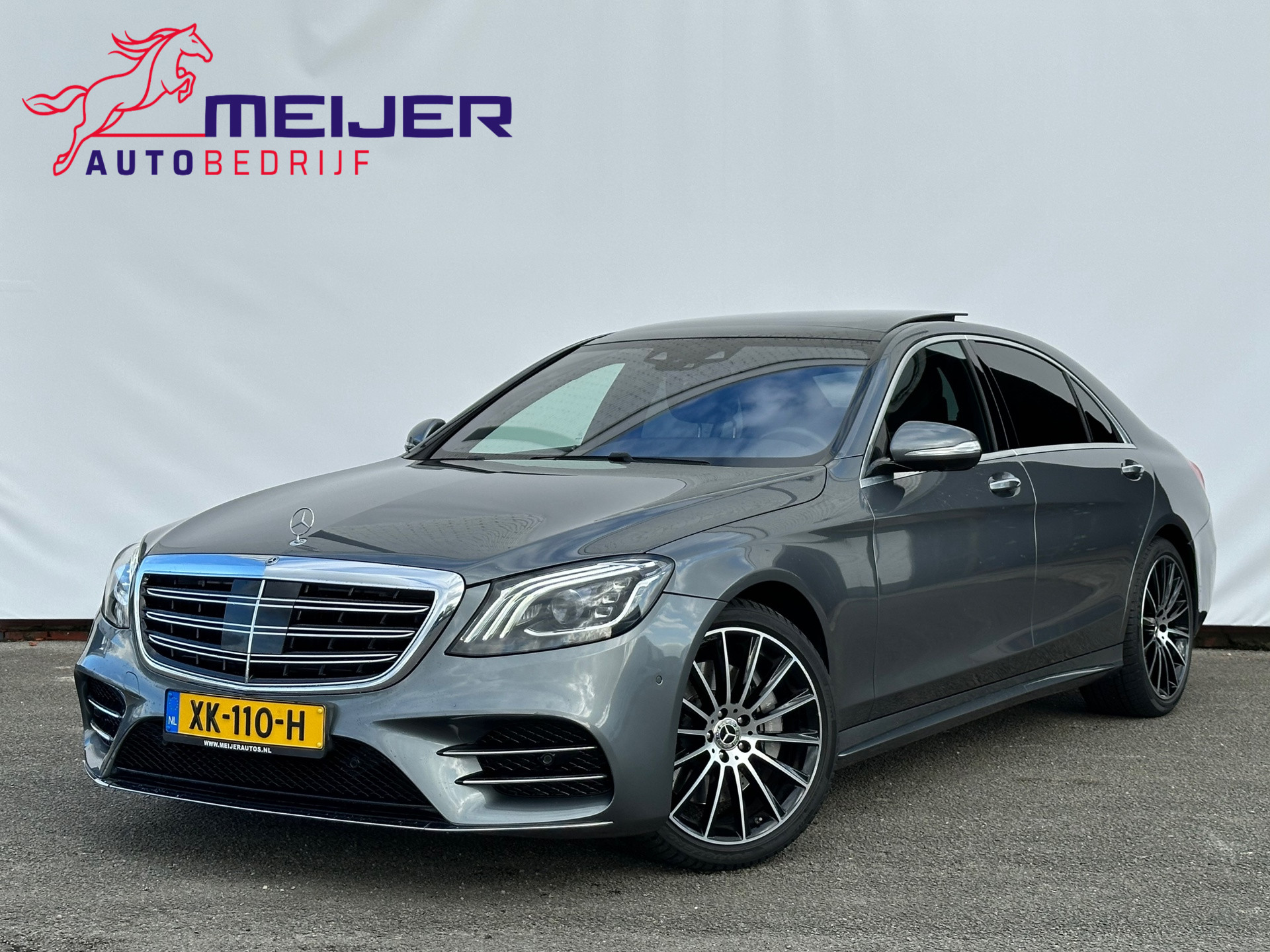 Mercedes-Benz S-klasse 350d 4Matic Lang Premium Plus Massage|LED|AMG Line|Aut9|Stoelverw + Ventilatie|HUD|Adaptive Cruise|Camera!! bij viaBOVAG.nl