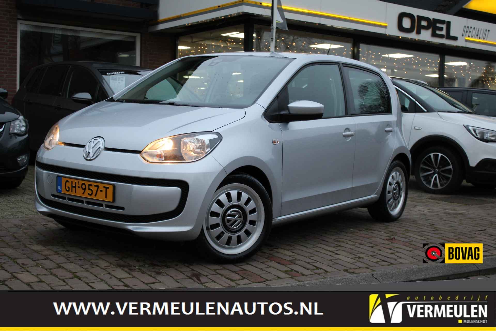 Volkswagen Up! 1.0 60PK Move up! Automaat + 16"/ Airco/ Navi/ PDC/ NL auto - 1/38