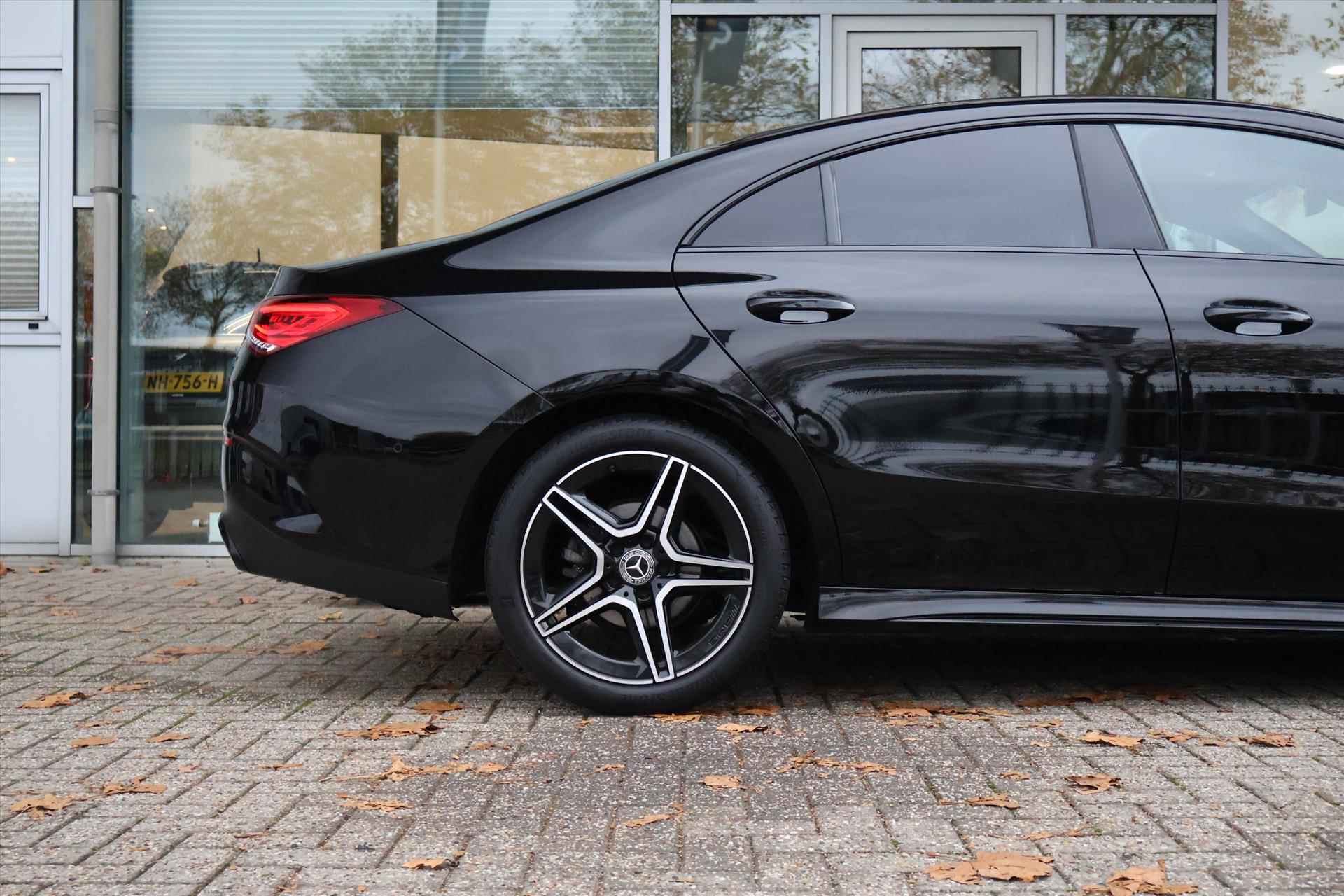 Mercedes CLA Coupé 180 AMG-Line 136pk | Sfeer | Trekhaak | DAB | Navi | Cruise | Stoelverwarming | 1e Eigenaar - 11/43