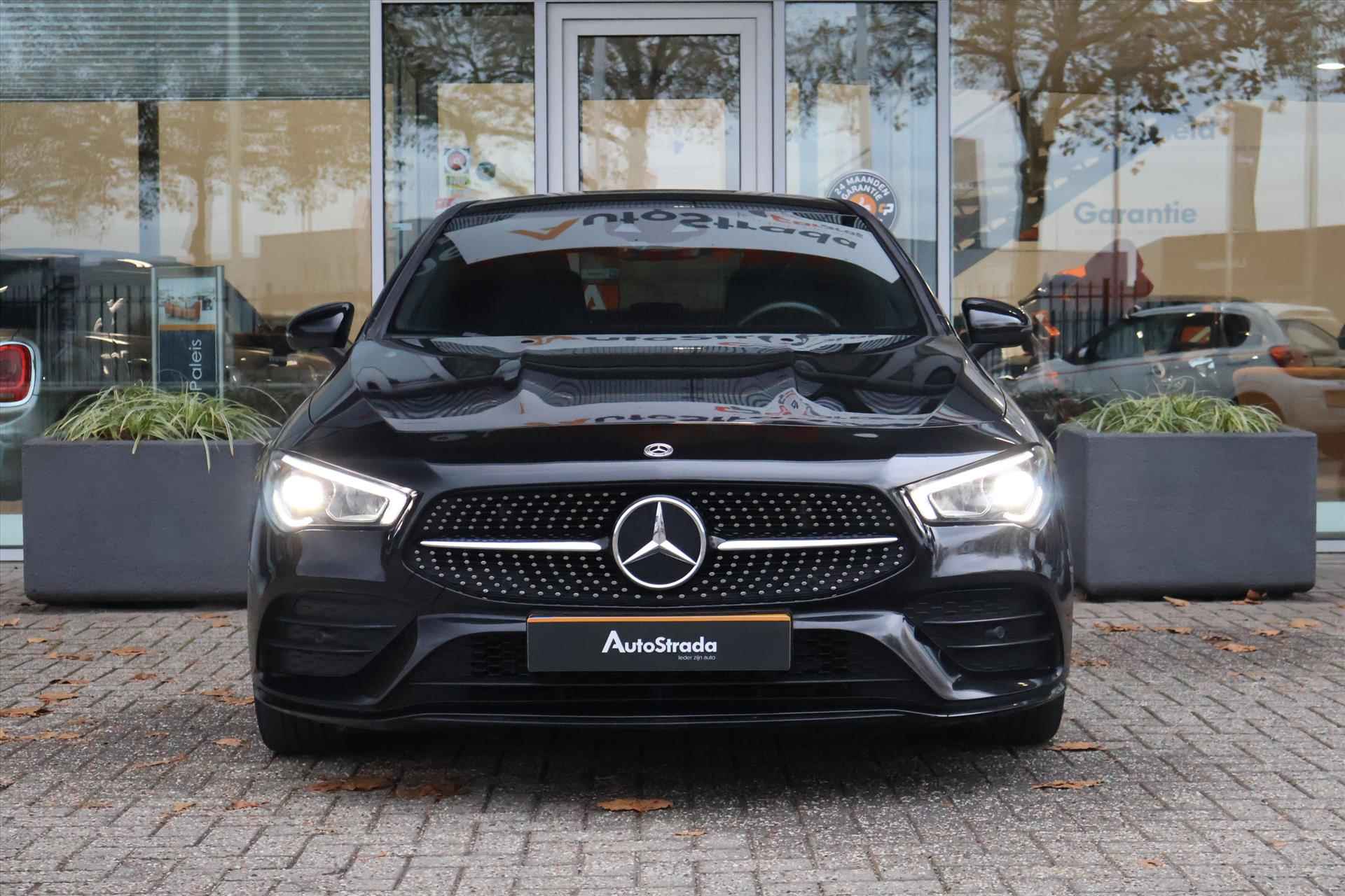 Mercedes CLA Coupé 180 AMG-Line 136pk | Sfeer | Trekhaak | DAB | Navi | Cruise | Stoelverwarming | 1e Eigenaar - 18/43