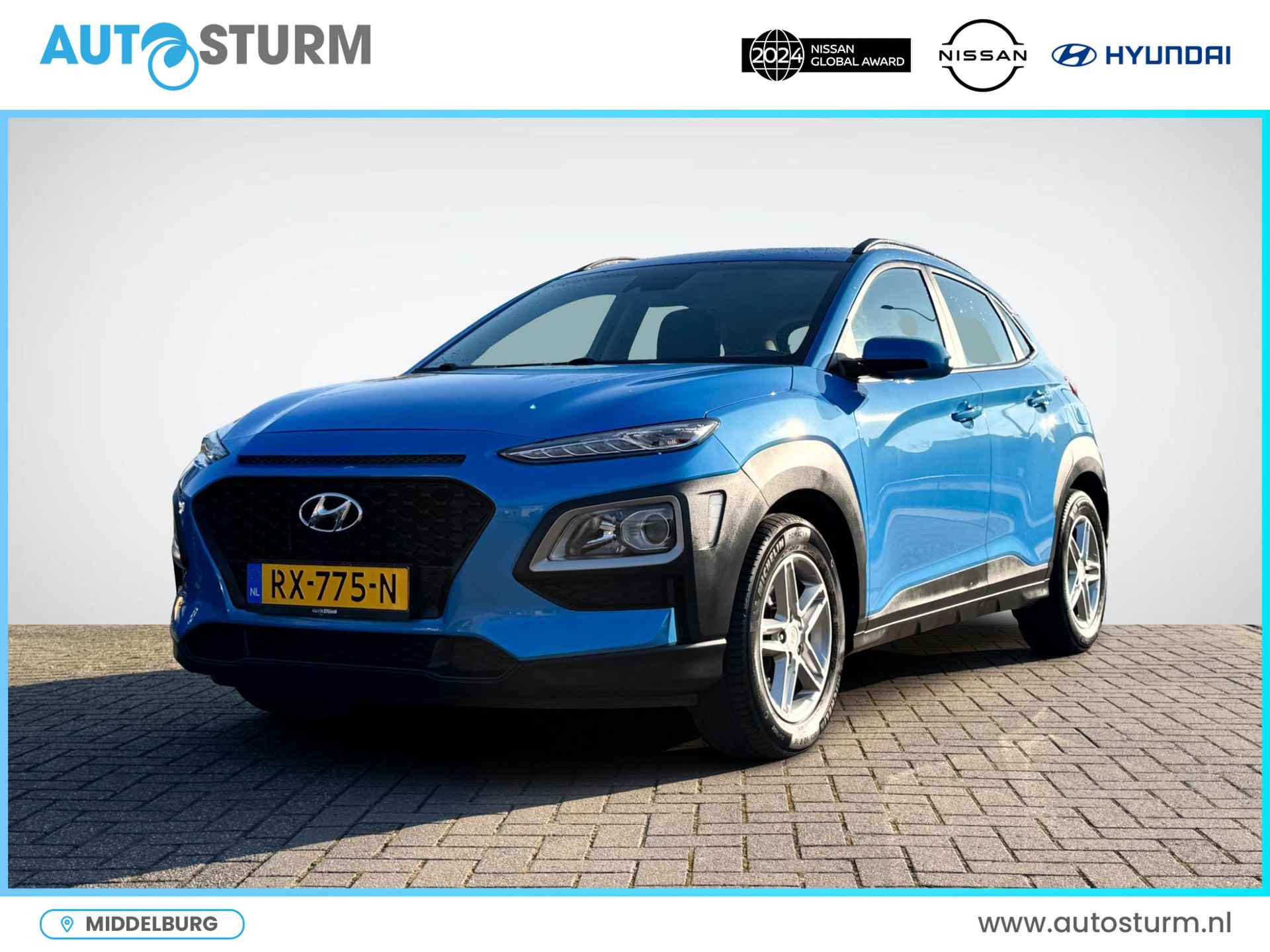 Hyundai Kona 1.0T Comfort Plus Pack | Trekhaak | Apple Carplay/Android Auto | Camera | Cruise & Climate Control | Park. Sensor | Rijklaarprijs!