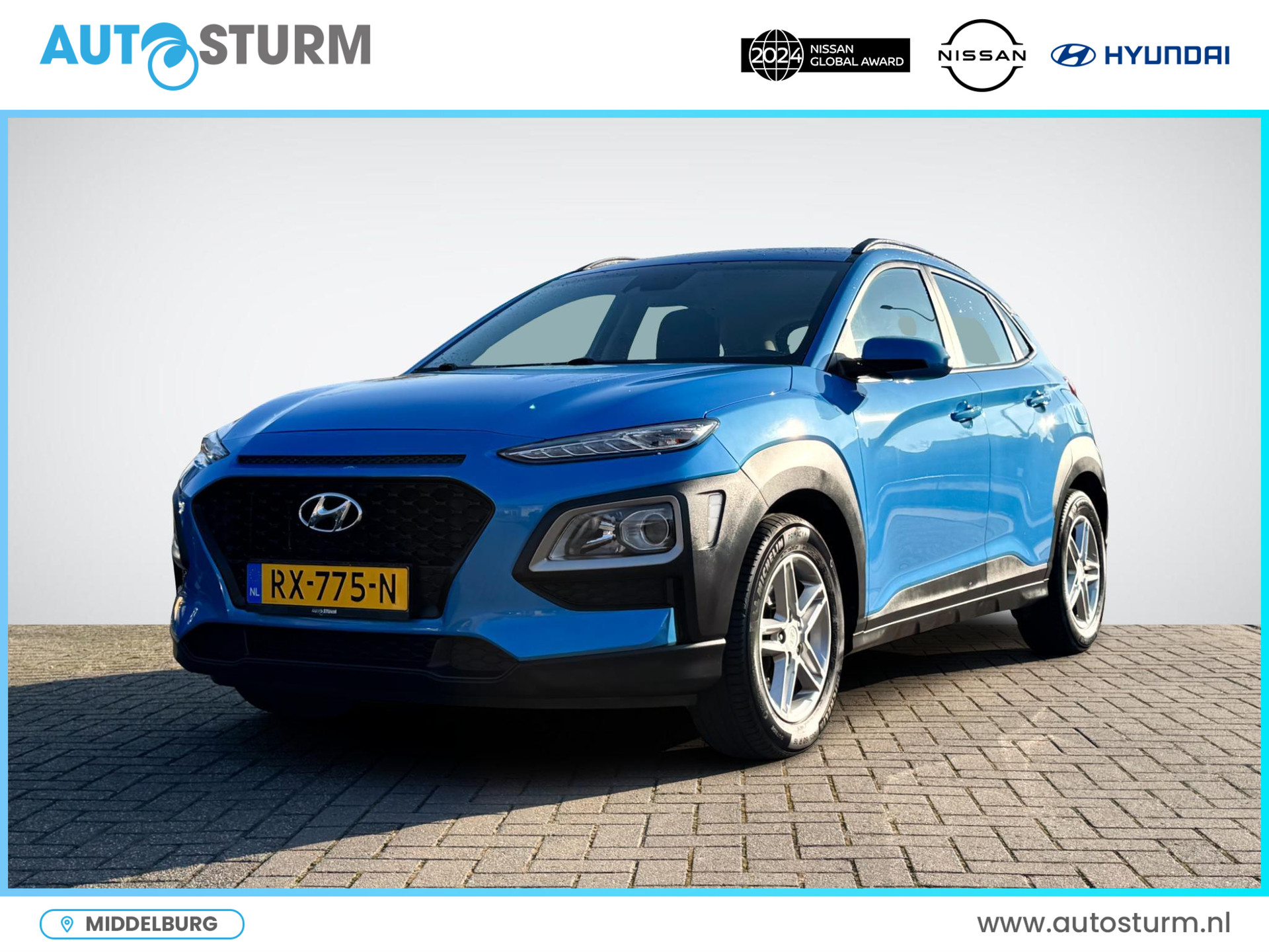 Hyundai Kona 1.0T Comfort Plus Pack | Trekhaak | Apple Carplay/Android Auto | Camera | Cruise & Climate Control | Park. Sensor | Rijklaarprijs!