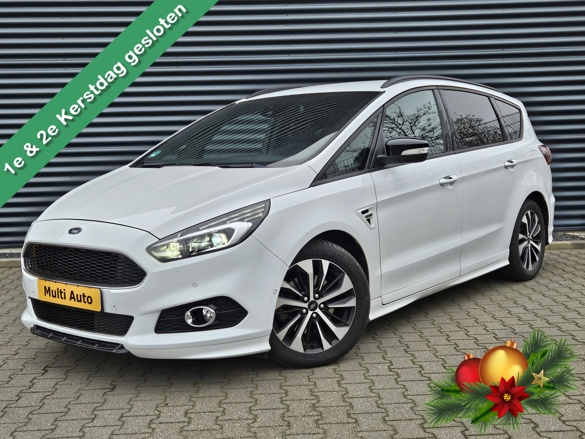 Ford S-Max 1.5 ST-Line 7 Persoons 160pk | Adaptive Cruise | Lederen Sportstoelen Memory | Camera | Apple Carplay | Stuur & Stoelverwarming | Navi Full Map | LED |