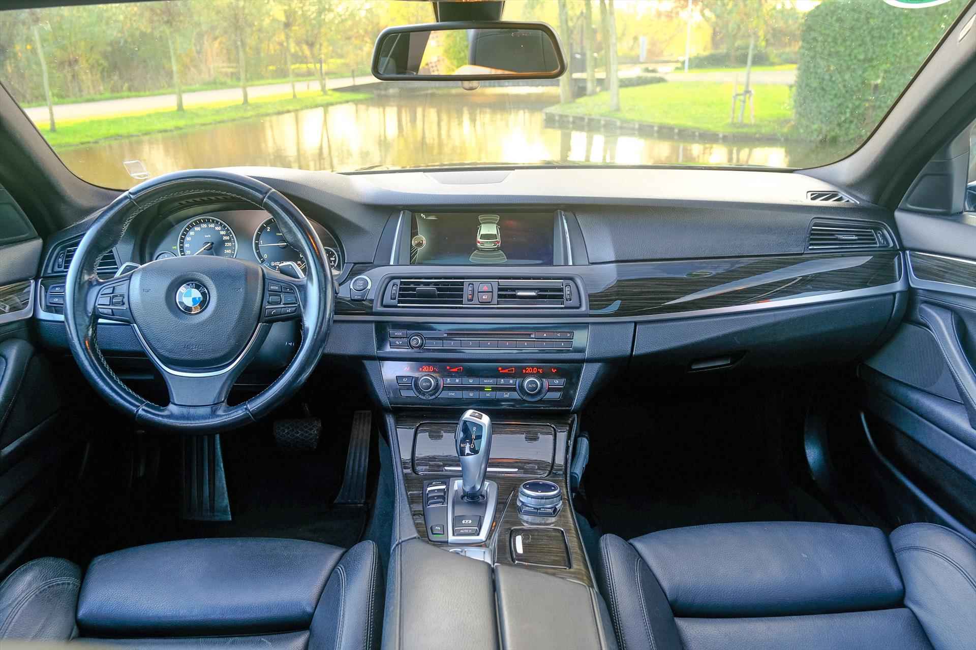 BMW 5-Serie 518d 150pk Automaat Luxury Edition sportstoelen panoramadak leer rijklaar bovag-garantie - 19/33