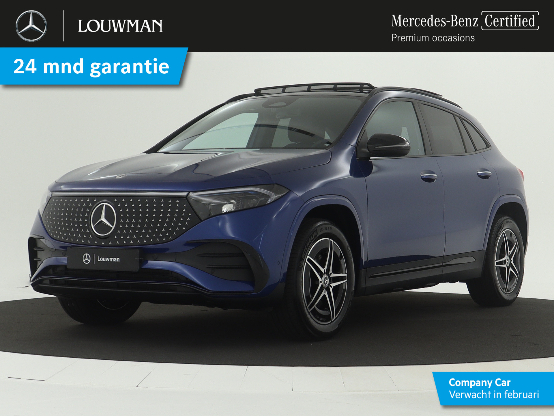 Mercedes-Benz EQA 250+ AMG Line 71 kWh | Nightpakket | Parkeerpakket met achteruitrijcamera | KEYLESS-GO comfort pakket | Sfeerverlichting | EASY PACK achterklep | Dodehoekassistent | Extra USB-poorten |