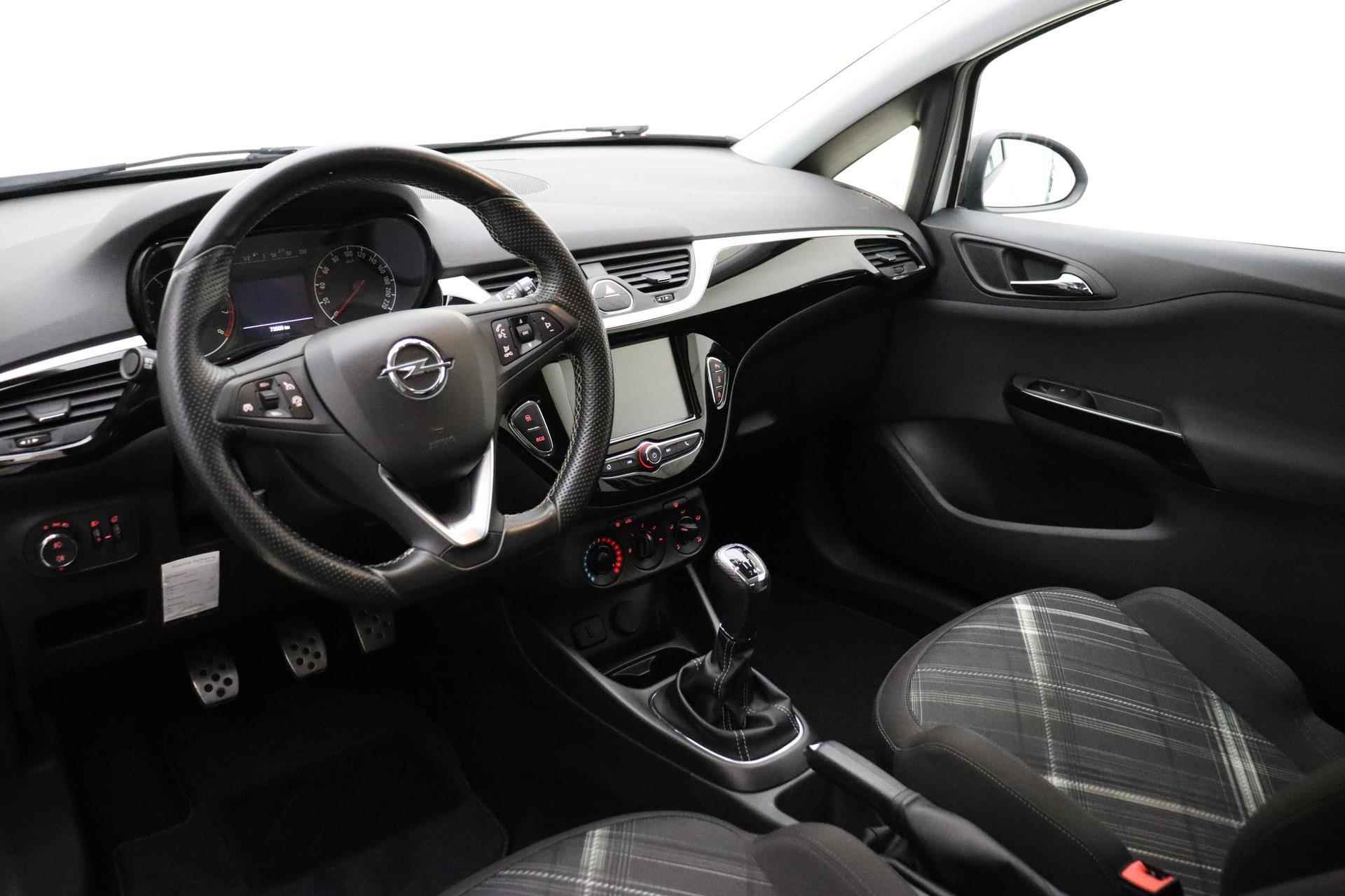 Opel Corsa 1.0 Turbo Color Edition | OPC Line pakket | Airco | Lichtmetalen velgen | Zwart dak | Parkeersensoren | Cruise control | Sportief - 8/35