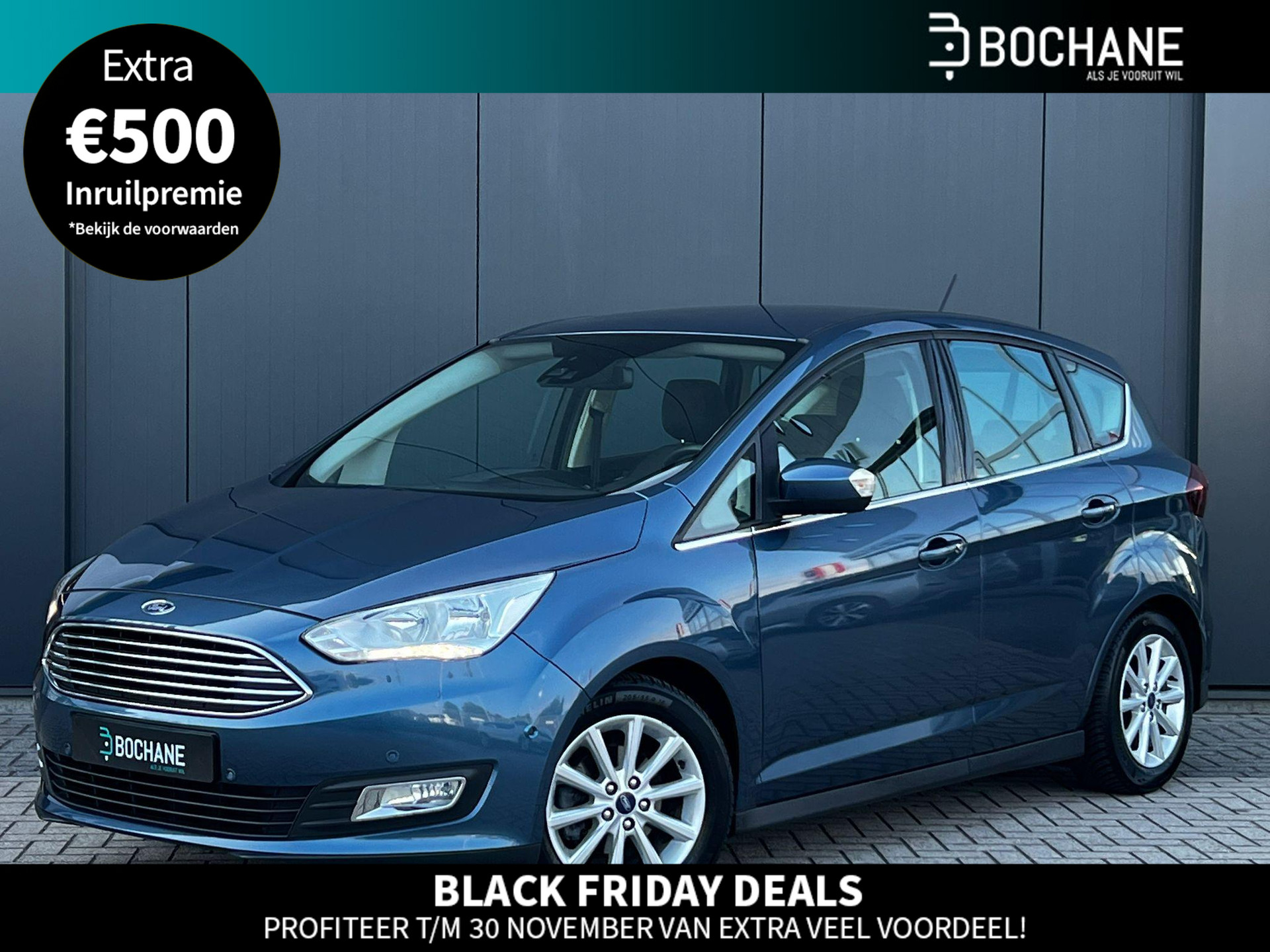 Ford C-Max 1.0 EcoBoost 125 Titanium | Navigatie | Climate Control | Camera achter | Trekhaak