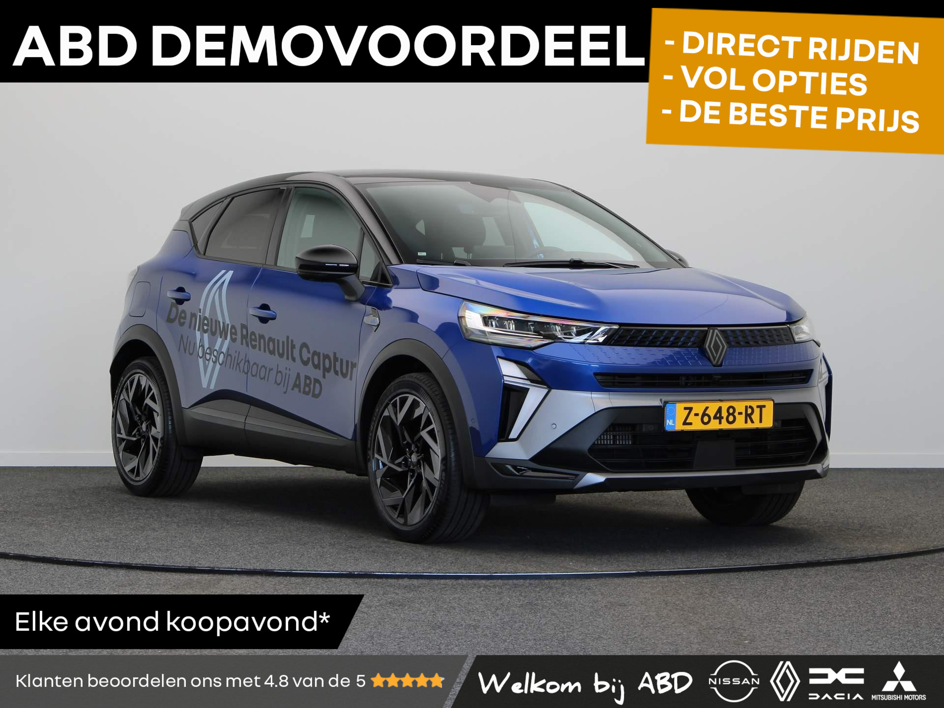 Renault Captur Mild Hybrid 160pk Esprit Alpine | Harman Kardon | Open dak | Stoel + stuurwielverwarming | Adaptieve cruise control |