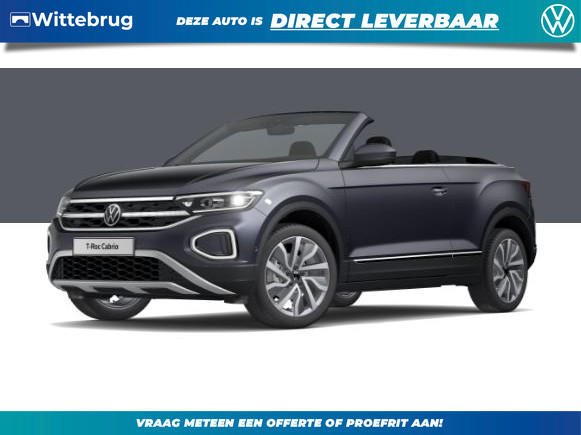 Volkswagen T-Roc Cabrio 1.0 TSI Style OUTLET ACTIE WITTEBRUG