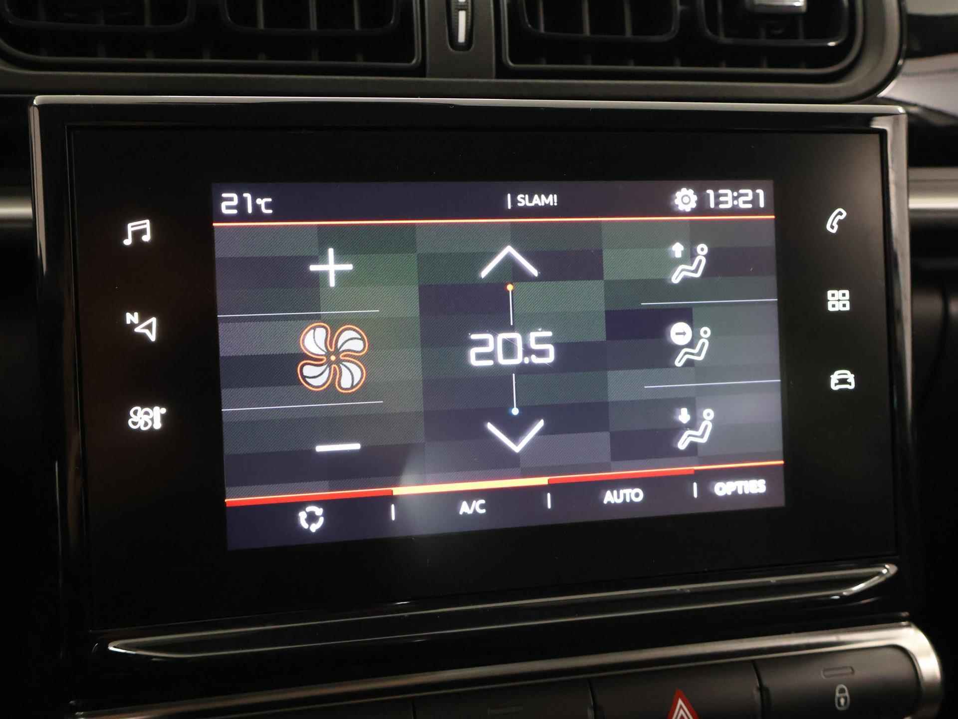 Citroen C3 1.2 PureTech Feel | Apple CarPlay | Navigatie | CruiseControl | Rij-Hulpsysteem | ClimateControl | PDC | Lichtmetalen velgen| Inklapbare Buitenspiegels | - 18/33