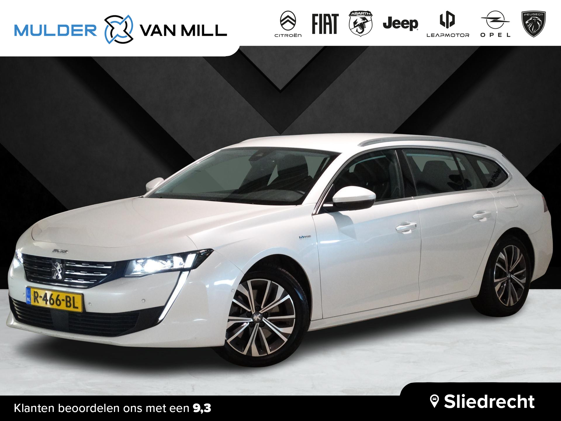 Peugeot 508 SW Allure Pack 1.6 HYbrid PHEV 225pk e-EAT8 AUTOMAAT | NAVI | CAMERA | FULL-LED | 7,4KWH OB-CHARGER | CLIMA | CRUISE CONTROL |