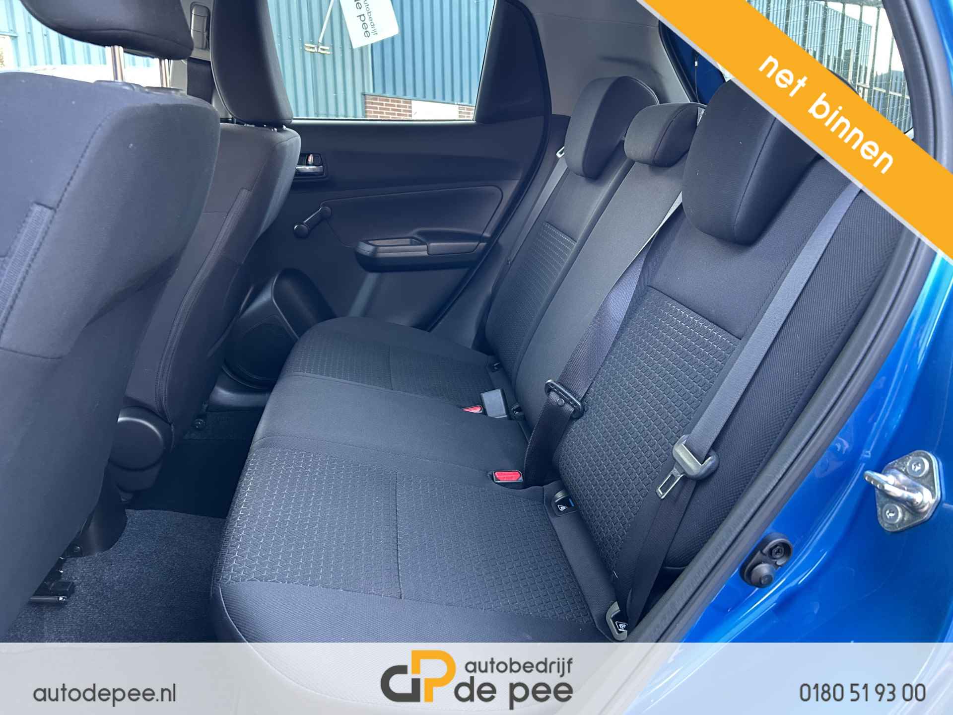 Suzuki Swift 1.2 Select Smart Hybrid GARANTIE/CARPLAY/CAMERA/CRUISE/NAVI/STOELVERW./LICHTMET./PARKEERSENS. rijklaarprijs! - 14/18