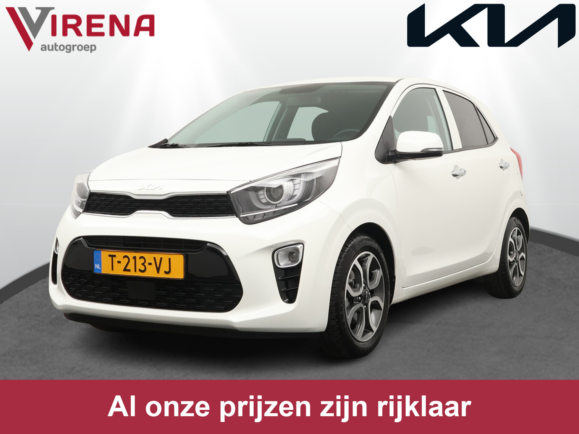 Kia Picanto 1.0 DPi DynamicPlusLine - Navigatie - Apple Carplay - Cruise control - Electronic climate control - Autonomous Emergency braking - Fabrieksgarantie Tot 2030