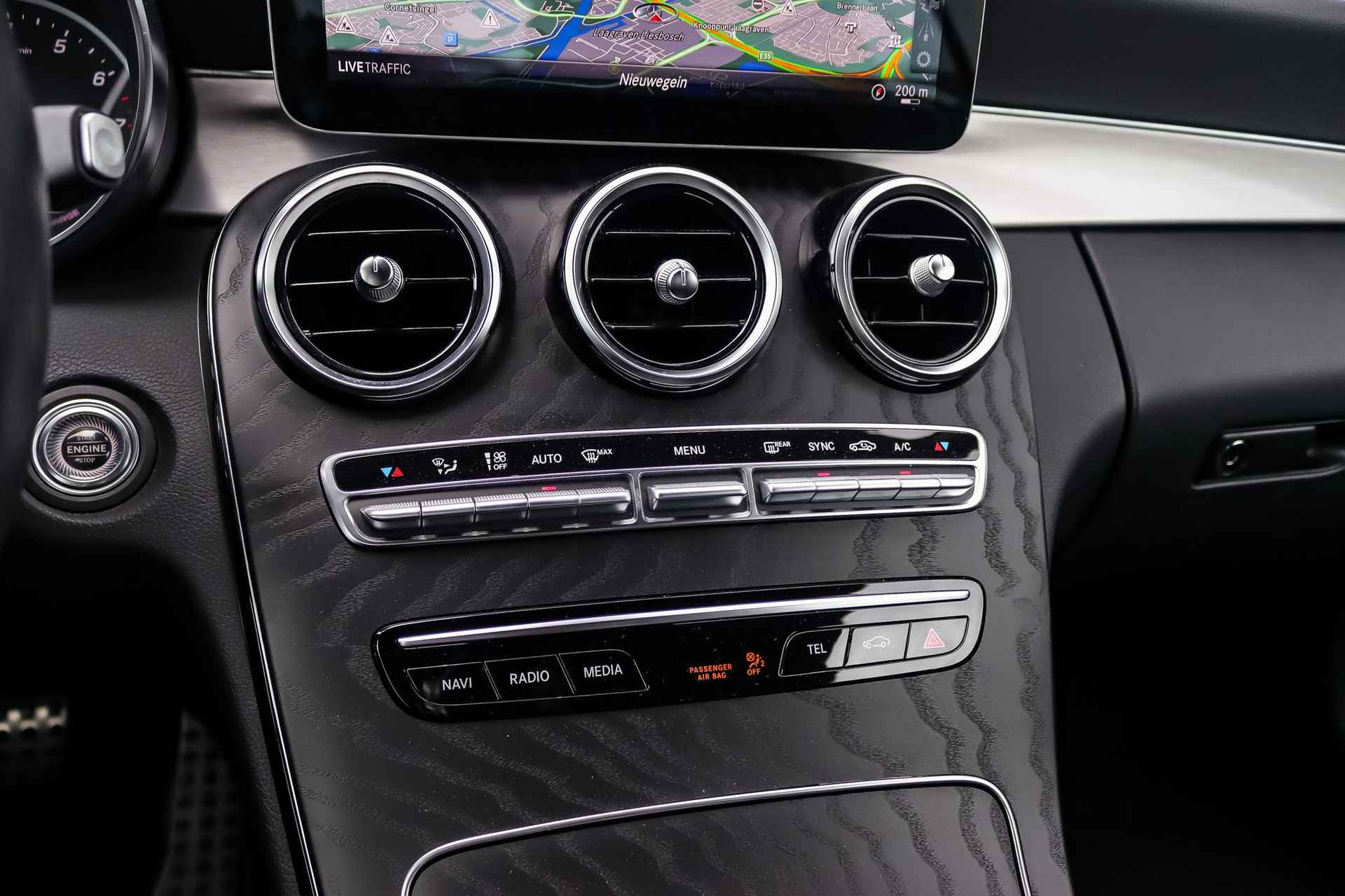 Mercedes-Benz C-klasse C 200 Cabriolet Automaat AMG Line | Distronic | Comand Online | Multibeam LED | Stoelverwarming | Spiegelpakket - 14/37