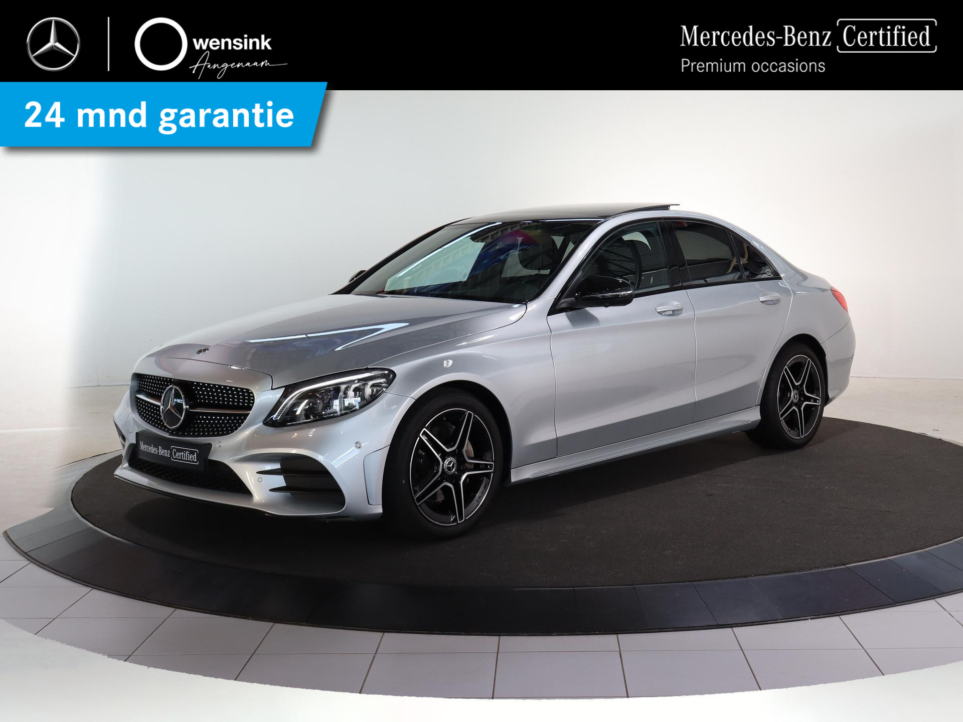 Mercedes-Benz C-klasse 180 Business Solution AMG | Panoramadak | Multibeam LED | 18" lichtmetalen velgen | Stoelverwarming |