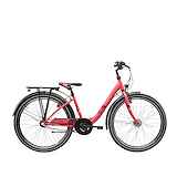 Scool Wave steel ltd 26 3-Speed Meisjes Coral/Dark Red 26 inch 2024