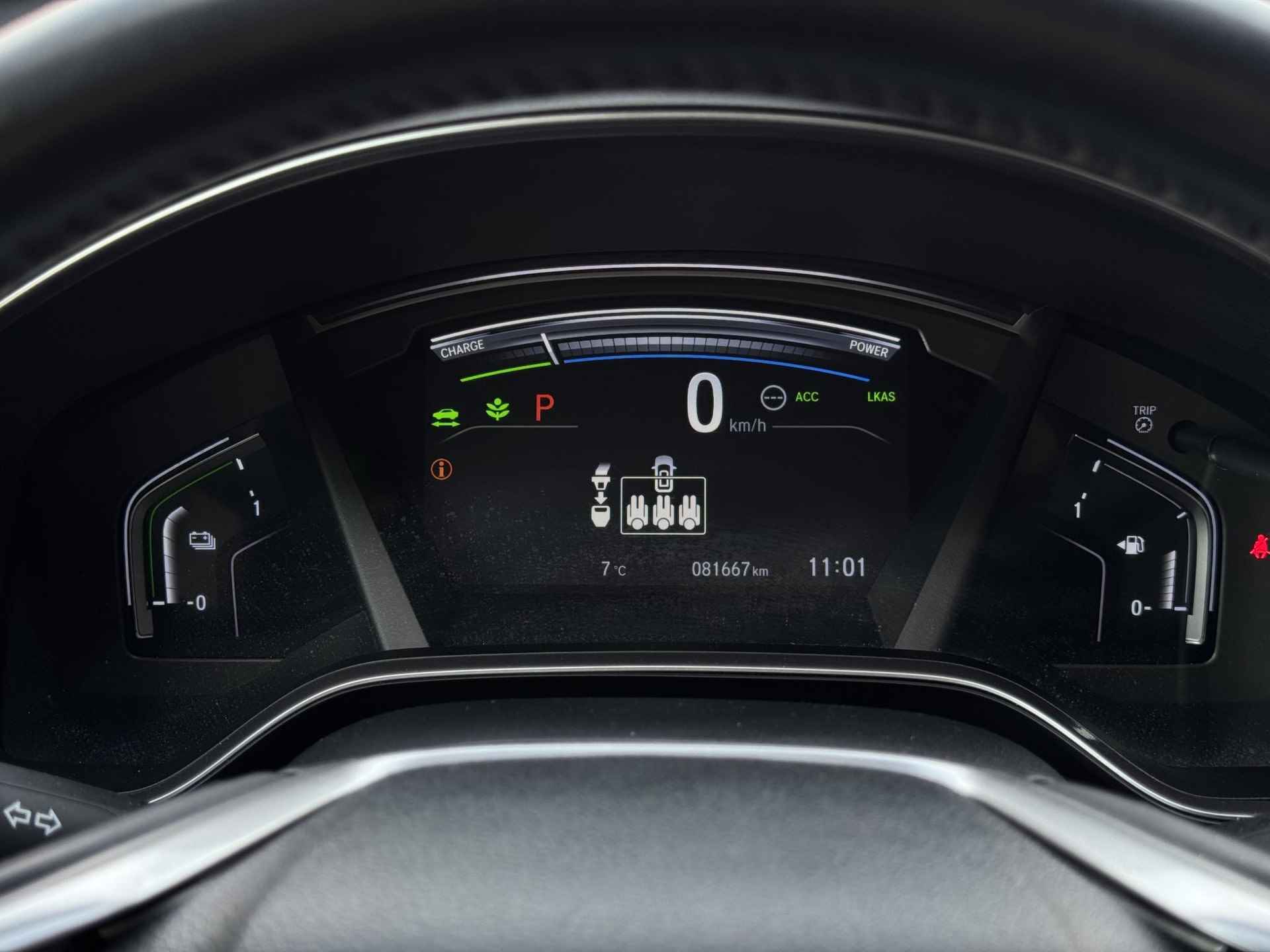 Honda CR-V 2.0 Hybrid AWD Executive | Trekhaak | Panoramadak | Vol-Leder | Apple Carplay/Android Auto | Geheugenstoel | Stuur- + Stoelverwarming | Adapt. Cruise Control | Rijklaarprijs! - 37/38