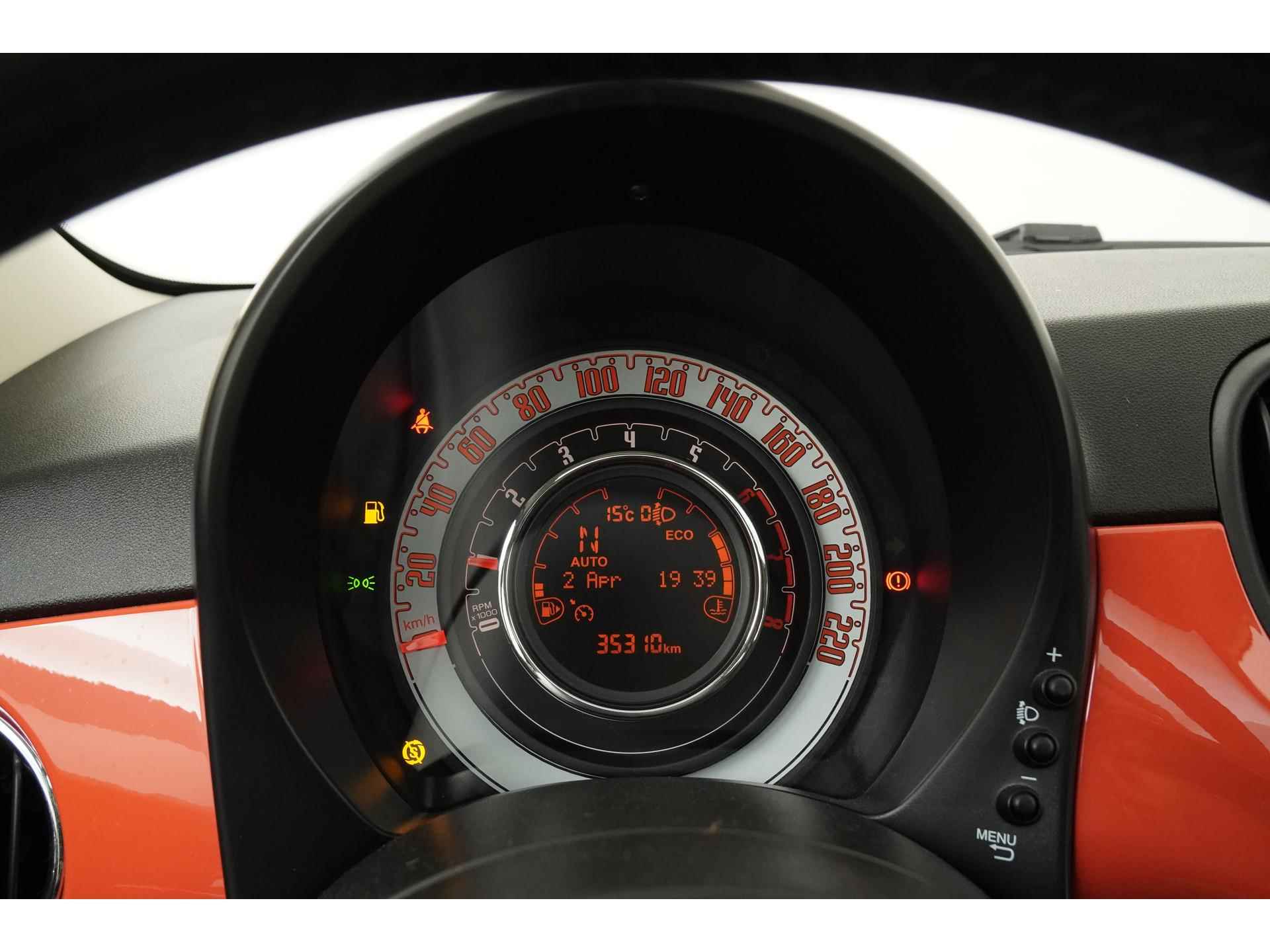 Fiat 500 0.9 TwinAir Turbo Lounge Automaat | Panoramadak | Lichtmetalen Velgen | Zondag Open! - 9/30