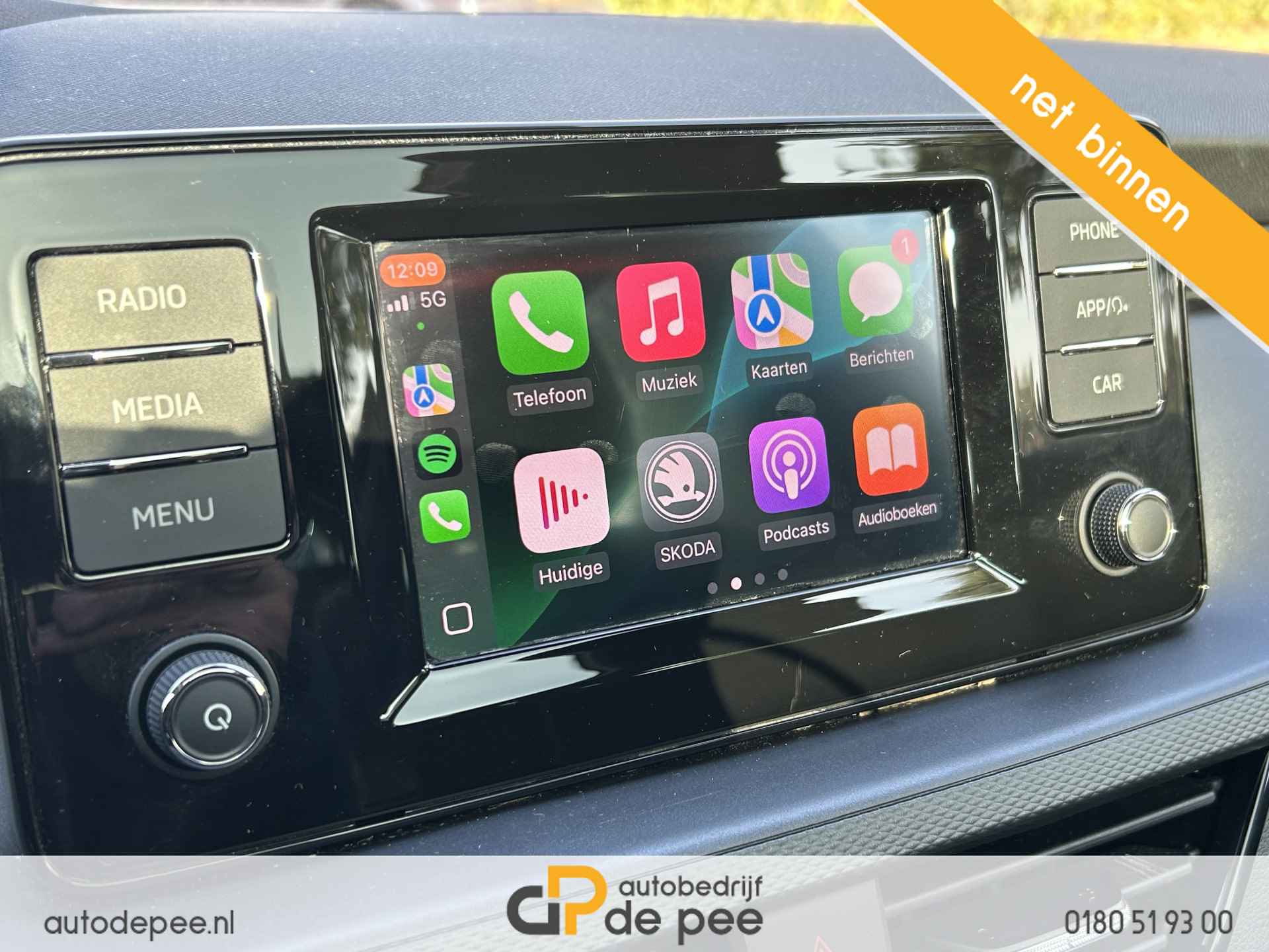 Škoda Scala 1.0 TSI Sport Business GARANTIE/INCL.BTW/PANORAMADAK/CARPLAY/CLIMA/CRUISE/LICHTMETAAL rijklaarprijs! - 5/17