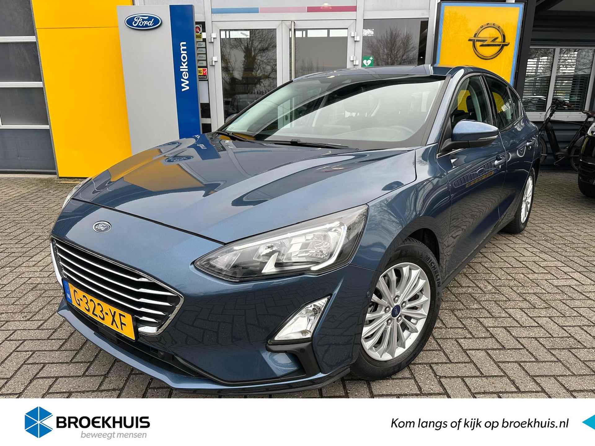 Ford Focus 1.0 125PK Titanium-X AUTOMAAT | TREKHAAK AFNEEMBAAR| STOEL- STUUR- EN VOORRUITVERWARMING| B&O SOUND| NAVIGATIE| CAMERA| ADAPTIVE