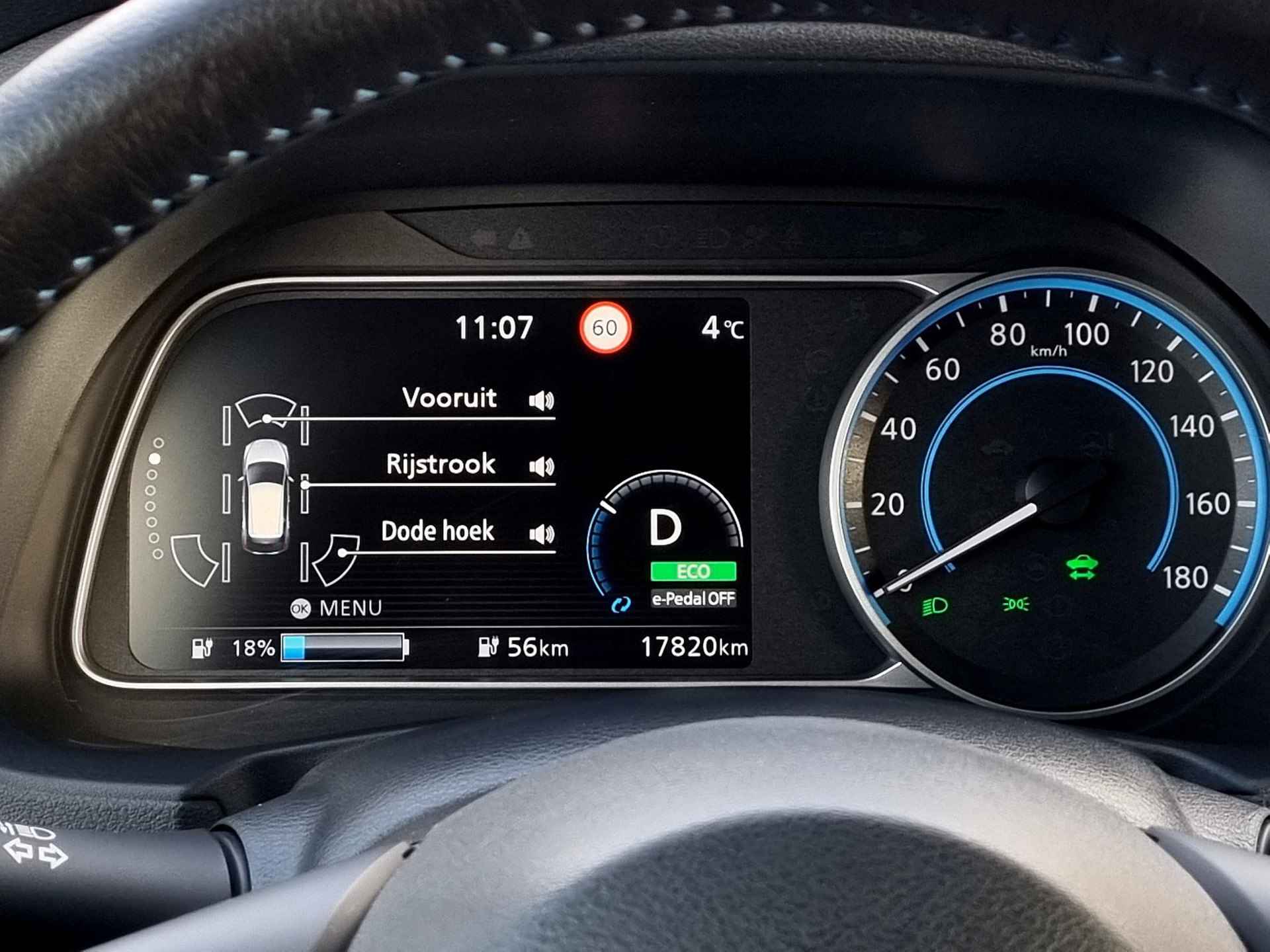 Nissan LEAF e+ N-Connecta 62 kWh / Actieradius 396KM WLTP / 91,89% SoH / Pro Pilot / Cruise Control Adaptief / Rondomzicht Camera / - 10/47