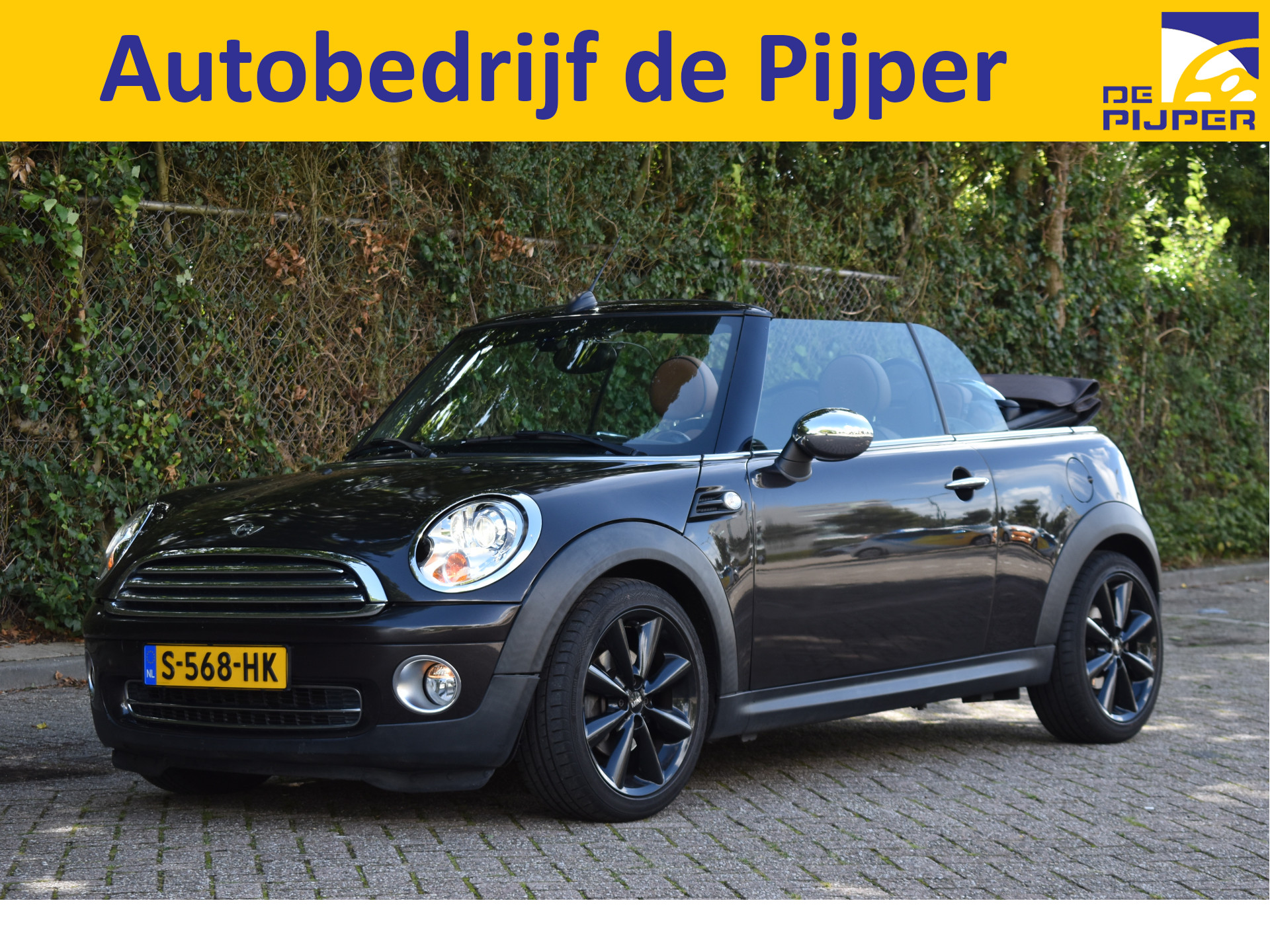 MINI Cabrio 1.6 Cooper Chili,BOEKJES,NAP EN ONDERHOUDSHISTORIE Open dak { Navi { radio/cd  speler { Digitale teller { Lm velgen