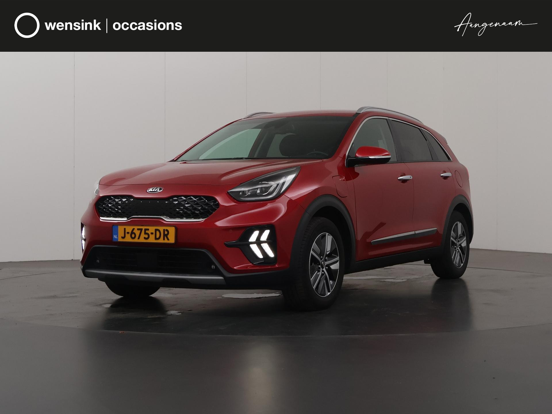 Kia Niro 1.6 GDi PHEV DynamicPlusLine | Trekhaak | Lederen Bekleding | Stoel/Stuurwielverwarming | Keyless Go | Dodehoekdetectie | LED Koplampen |