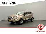 Ford EcoSport SUV Titanium 125 pk | Navigatie | Achteruitrijcamera | Parkeersensoren Voor en Achter | Voorstoelen Verwarmd | Keyless Entry/Start | Trekhaak | Dodehoek Detectie | Climate Control | Cruise Control | 17" Lichtmetalen Velgen | Apple Carplay/Android Auto |