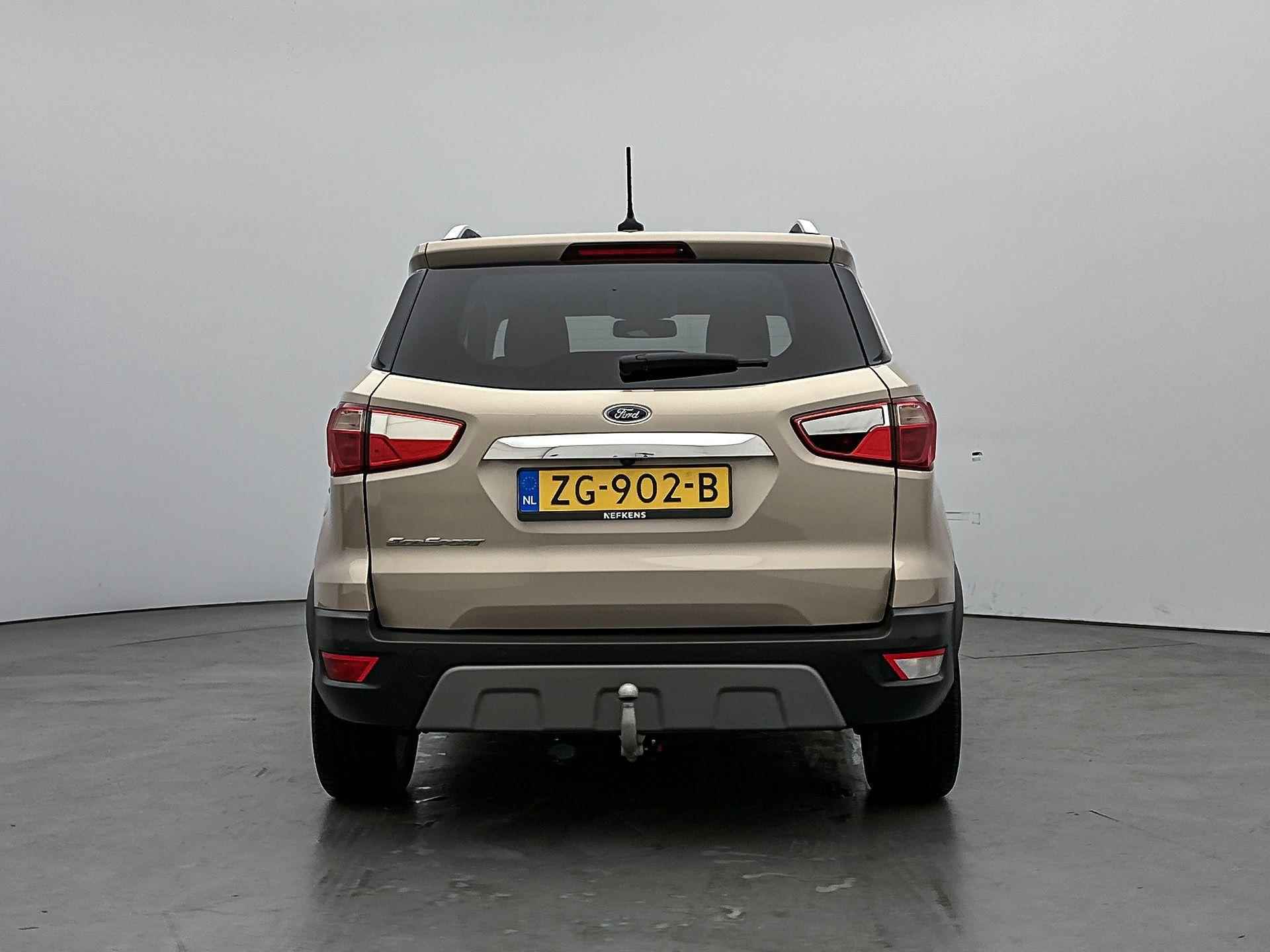 Ford EcoSport SUV Titanium 125 pk | Navigatie | Achteruitrijcamera | Parkeersensoren Voor en Achter | Voorstoelen Verwarmd | Keyless Entry/Start | Trekhaak | Dodehoek Detectie | Climate Control | Cruise Control | 17" Lichtmetalen Velgen | Apple Carplay/Android Auto | - 7/39