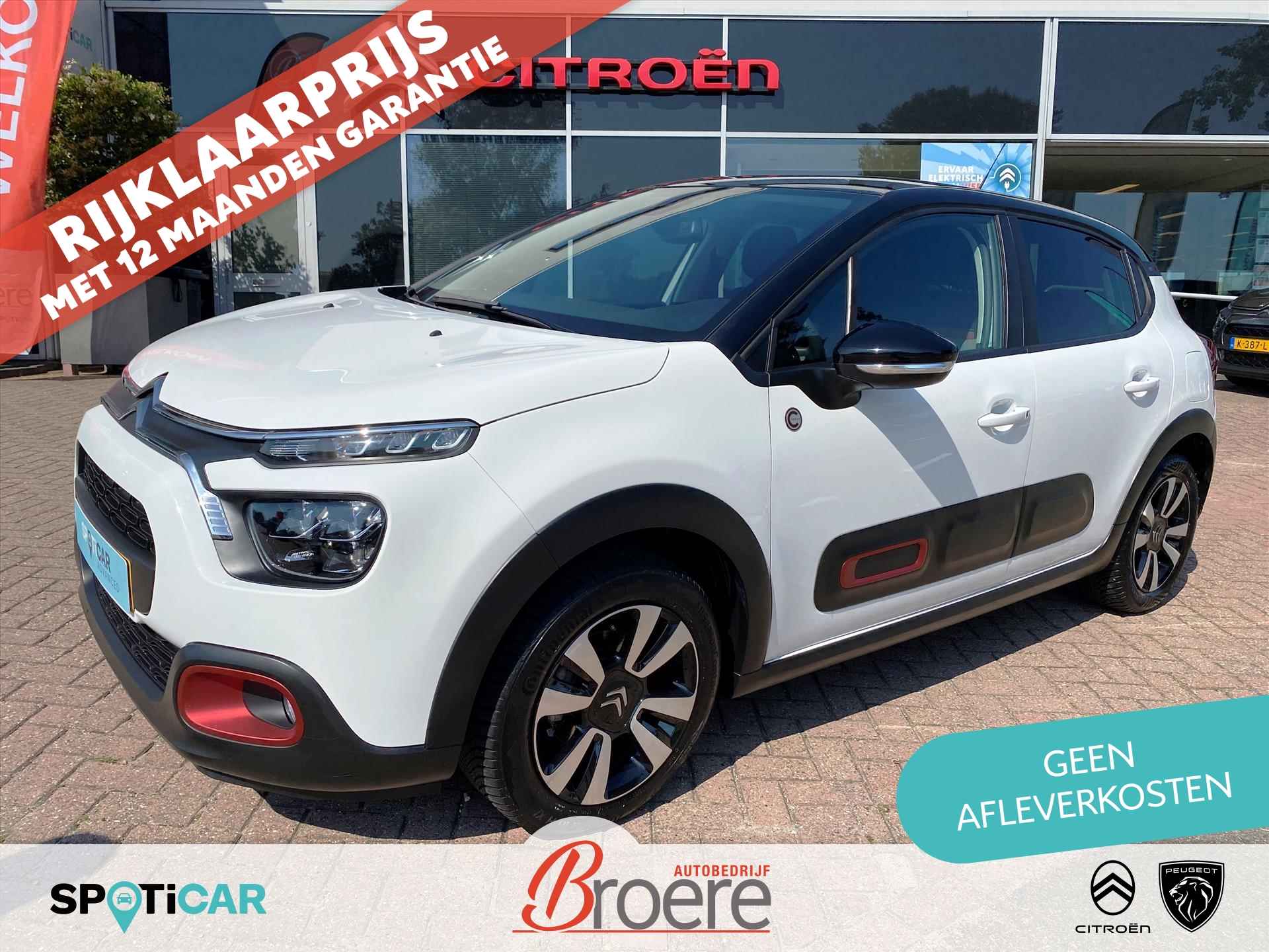 CITROEN C3 1.2 83pk C-Series | parkeersensoren, navigatie, two tone met zwart dak, apple carplay, android auto, bluetooth, climate - en cruise control - 1/60