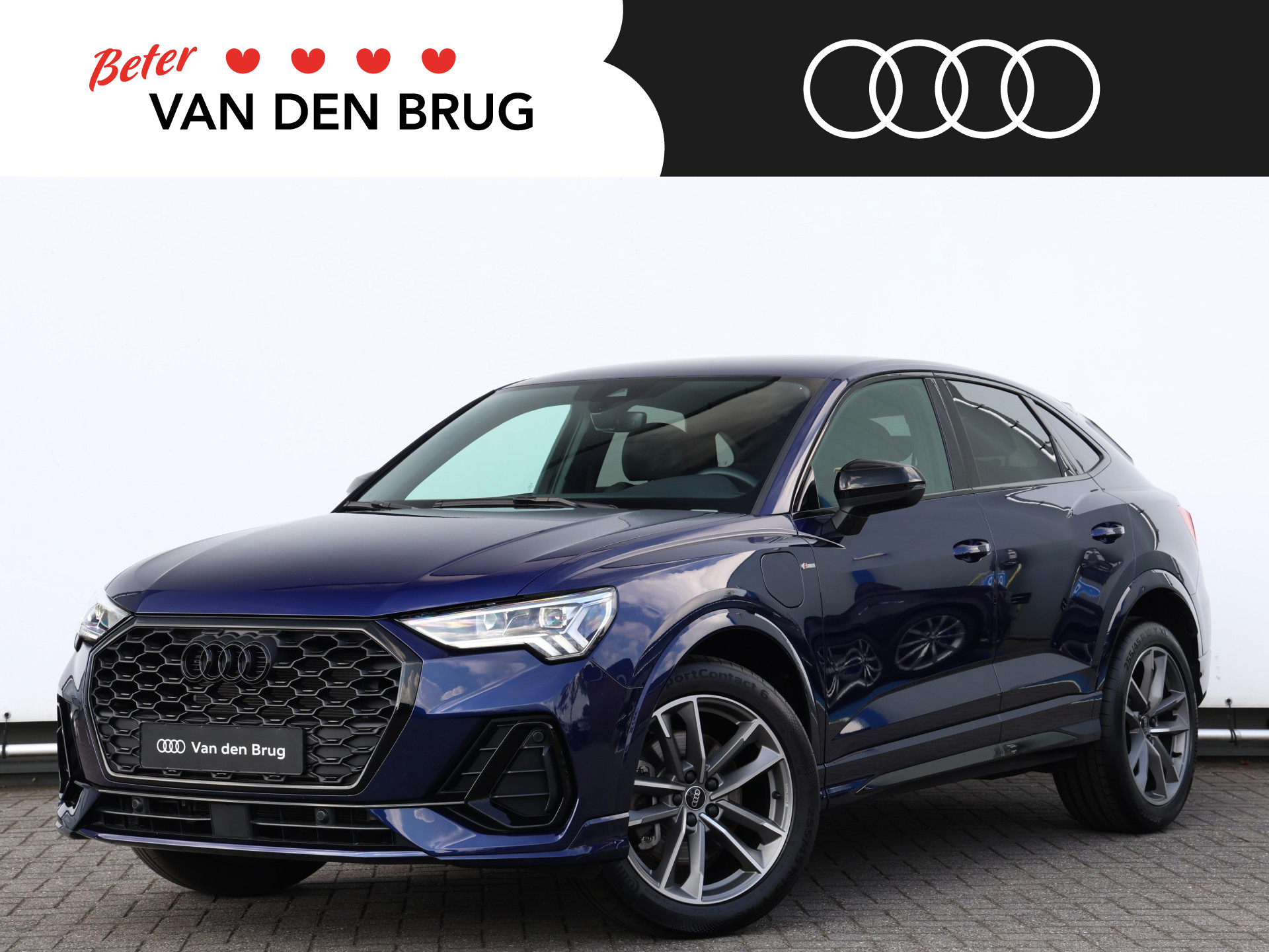 Audi Q3 Sportback 45 TFSI e S Edition 245pk | Camera | Elek. stoelen | 19" Velgen | Adaptive Cruise | Dodehoekdetectie | Navi | Apple Carplay | Stoelverwarming