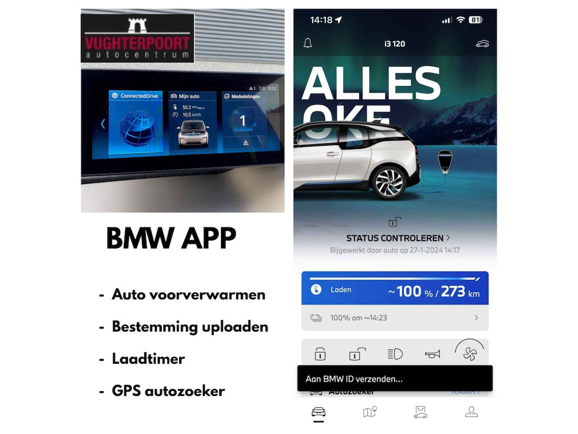 BMW i3 120Ah 42 kWh /Adaptive cruise/warmtepomp/12.709km/3-fase/Camera/19" - 11/42