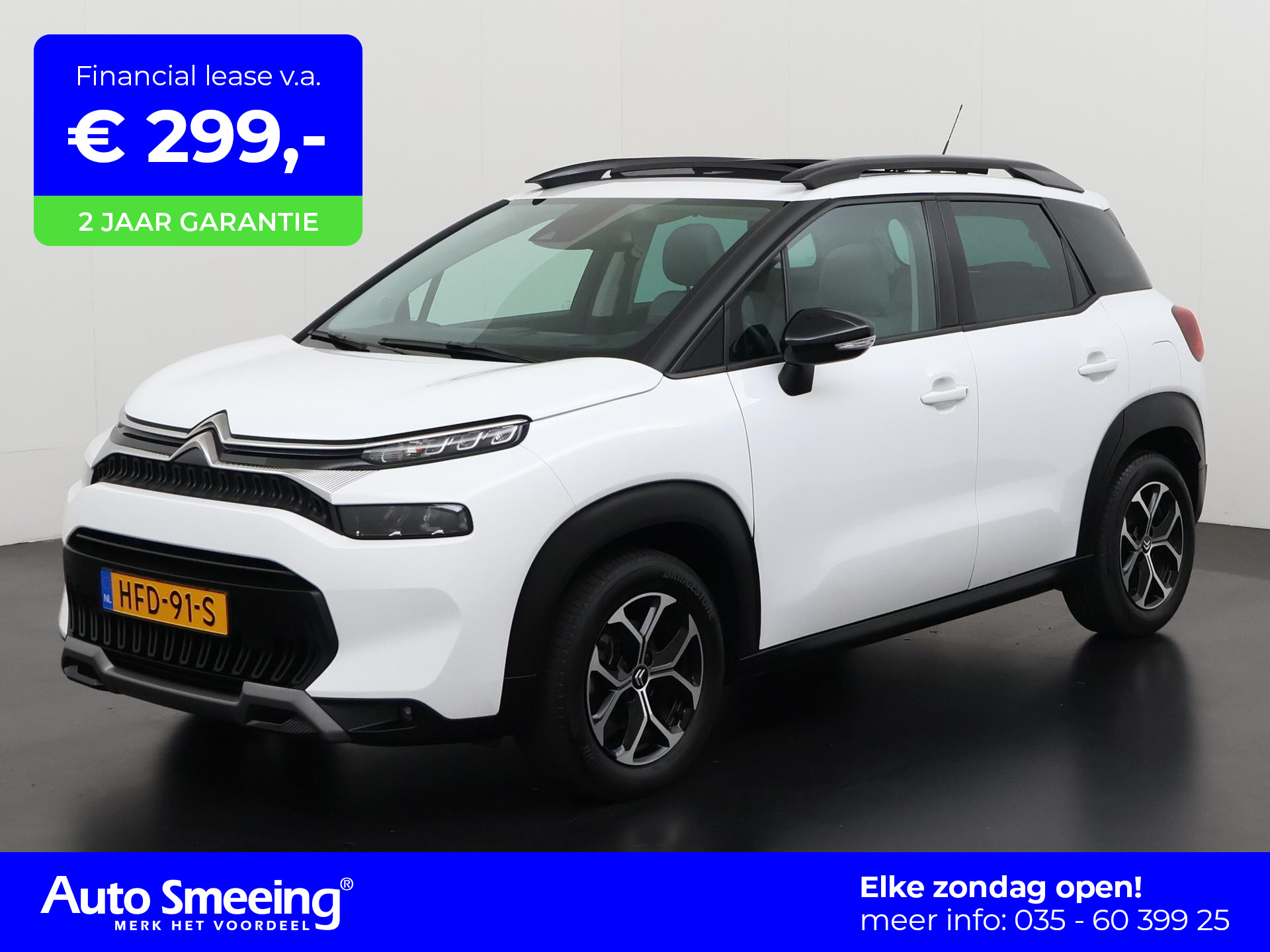 Citroen C3 Aircross 1.2 PureTech Shine Automaat | Panoramadak | Head Up | Zondag Open!