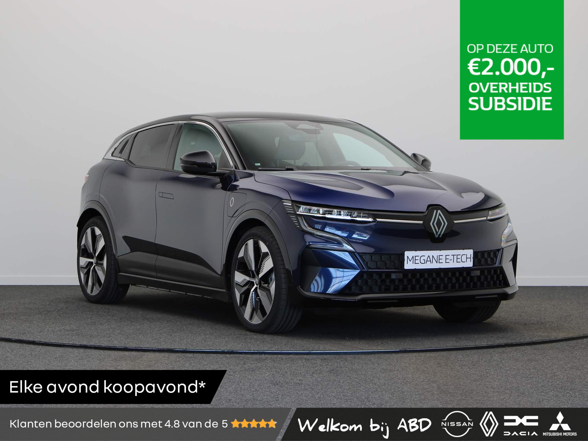 Renault Megane E-Tech EV60 Optimum Charge Techno | €2000,- subsidie | Warmtepomp | Google infotainmentsysteem | Stuurwielverwamring | Climate control |