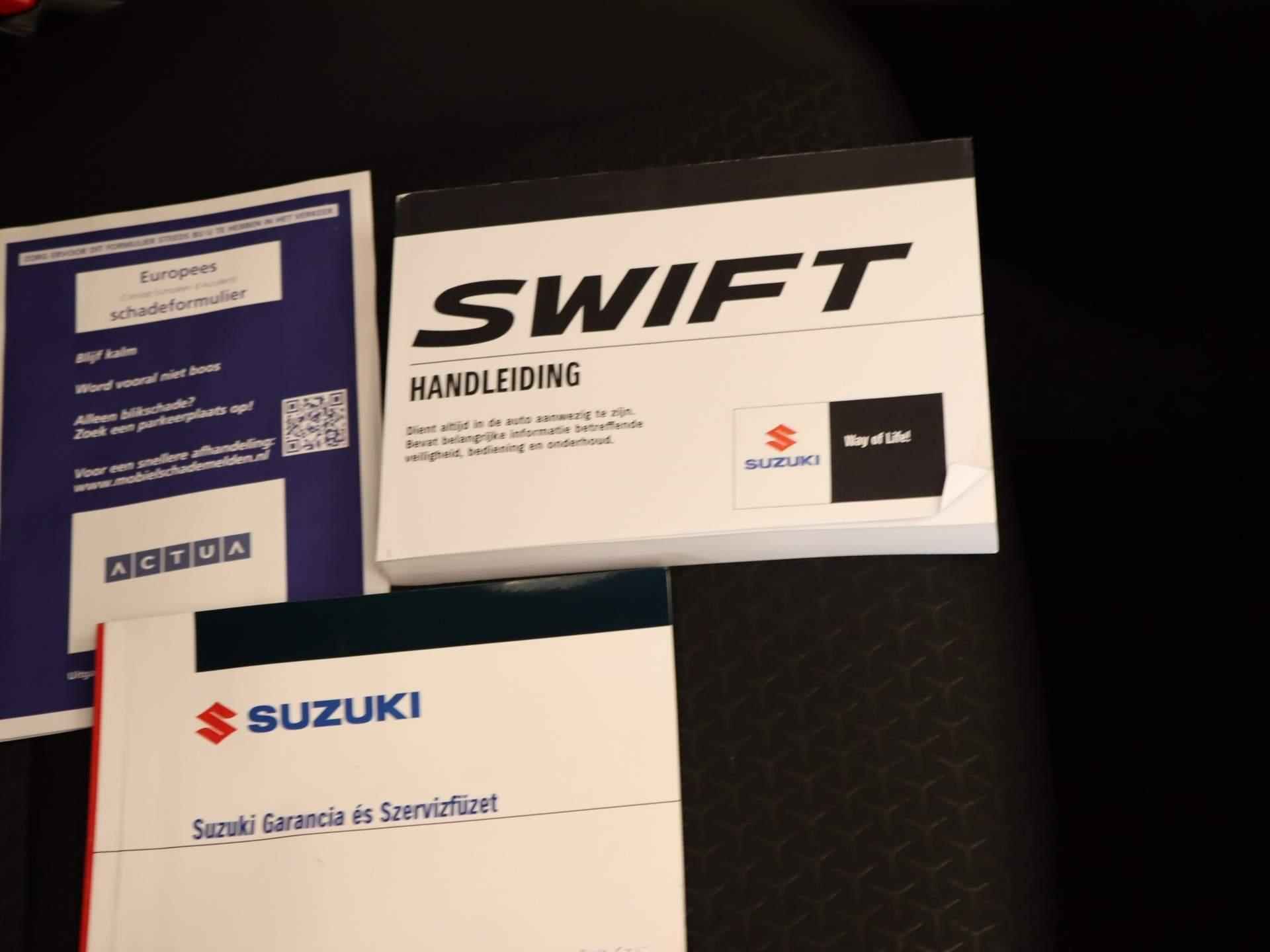 Suzuki Swift 1.2 Select Smart Hybrid - APPLE CARPLAY/ANDROID AUTO - DODEHOEK DETECTIE - PARKEERSENSOREN ACHTER - AIRCO - 16" LICHT METALEN VELGEN - VOORSTOELEN VERWARMD - ACHTERUITRIJCAMERA - 28/30