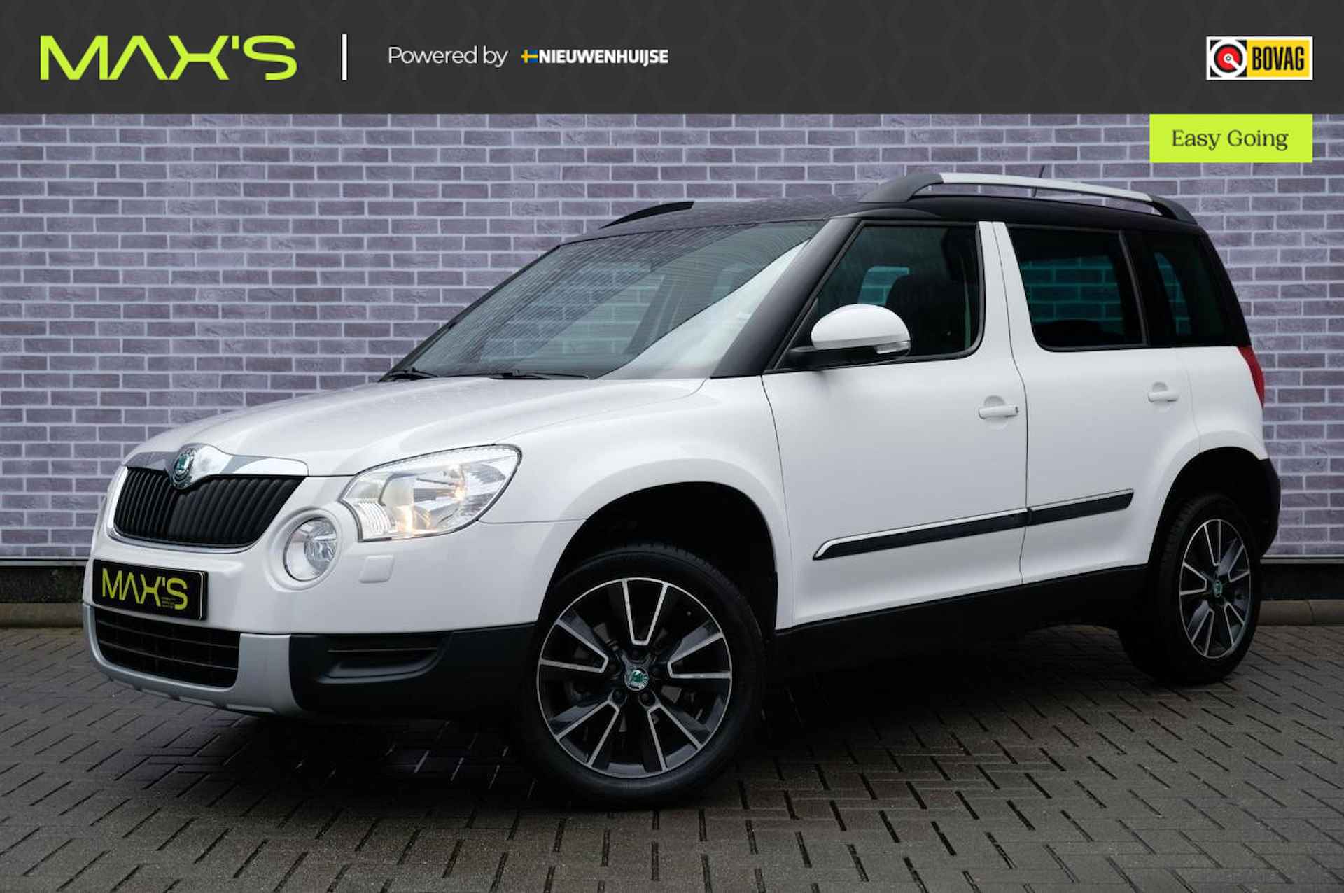 Skoda Yeti 1.2 TSI Ambition | Volledig uitgeruste SUV| Trekhaak | Panoramisch Schuifdak | DSG Automaat | Navigatie | Cruise Control | Automatische Verlichting | Lichtmetalen Velgen |