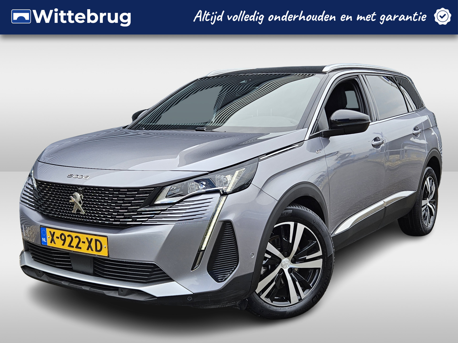 Peugeot 5008 1.2 Hybrid GT | Automaat | 7-Zits | Camera voor en achter | Navigatie | Bluetooth | Apple Carplay en Android Auto |