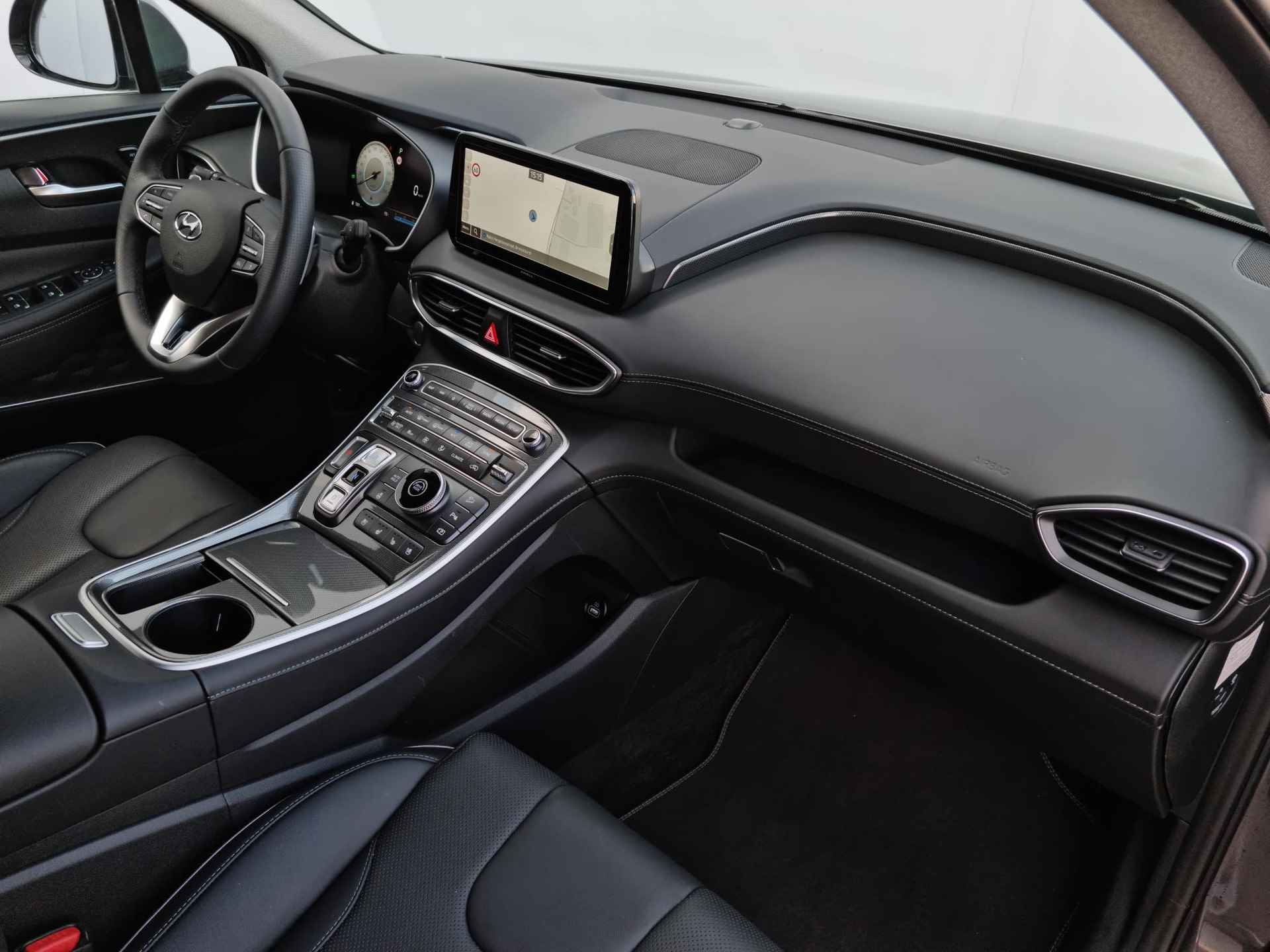Hyundai Santa Fe 1.6 T-GDI HEV Premium 7Persoons Automaat / Lederen Bekleding / Head-up Display  / Elektrische Achterklep - 50/54
