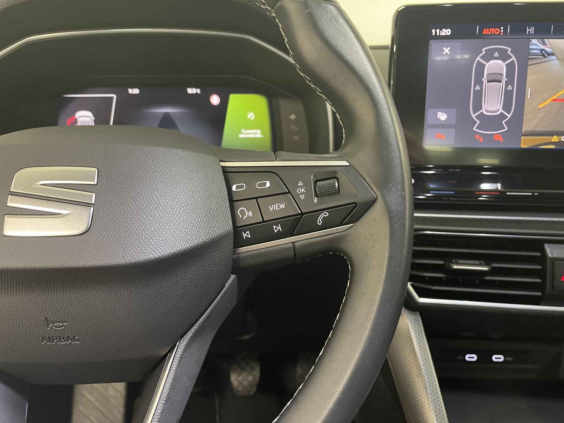 SEAT Leon Sportstourer 1.5 TSI Style Launch Edition CAMERA  / NAVI / CARPLAY / FRONT ASSIST / MIDDEN ARMSTEUN - 9/32