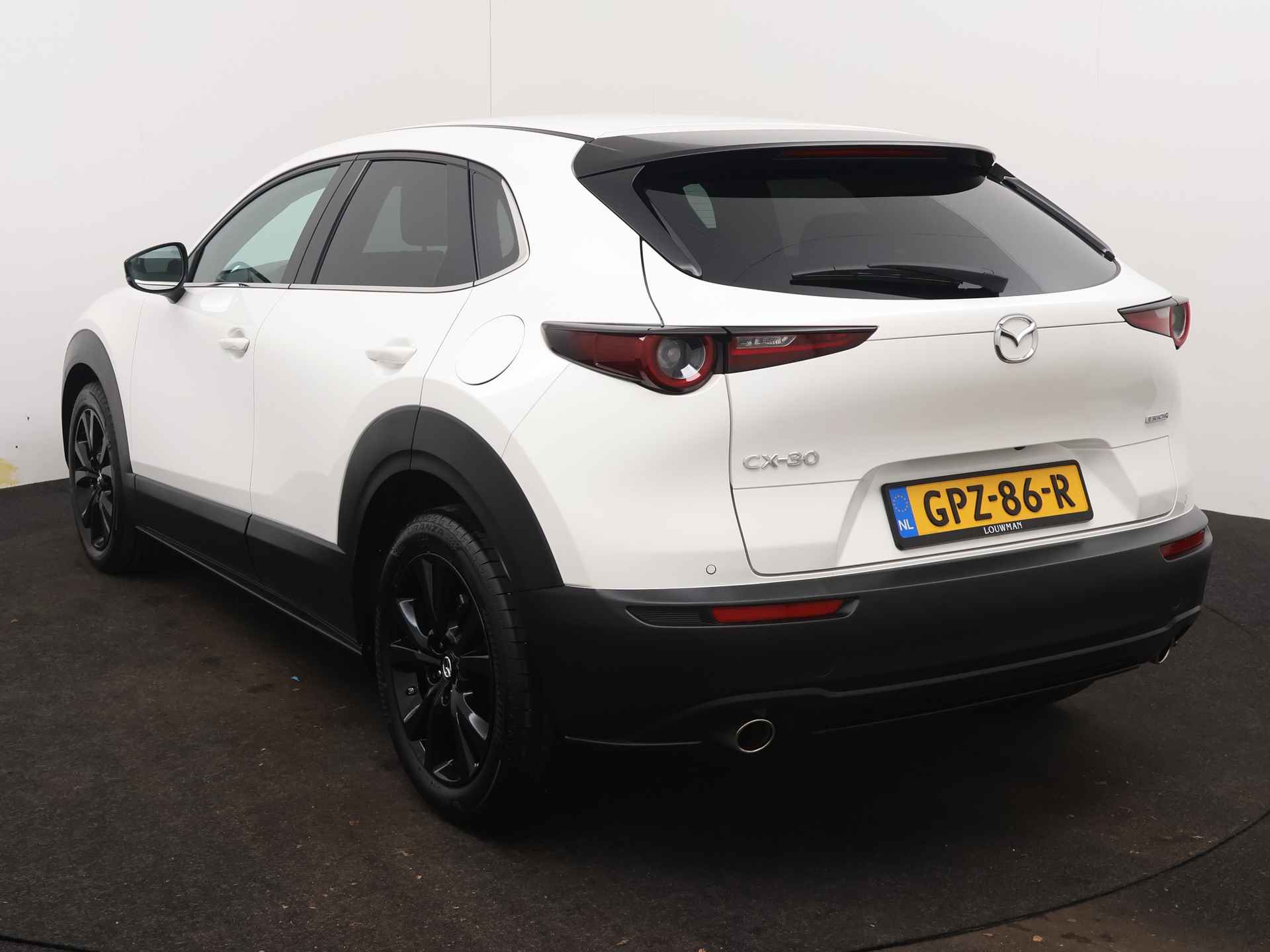 Mazda CX-30 2.0 e-SkyActiv-G M Hybrid Nagisa Limited | Leder/stof | Navigatie | Parkeersensoren | BOSE | Stoelverwarming | Dodehoek Ass. | - 16/47