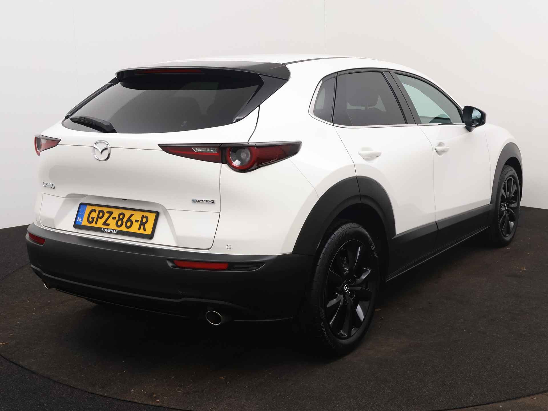 Mazda CX-30 2.0 e-SkyActiv-G M Hybrid Nagisa Limited | Leder/stof | Navigatie | Parkeersensoren | BOSE | Stoelverwarming | Dodehoek Ass. | - 17/47