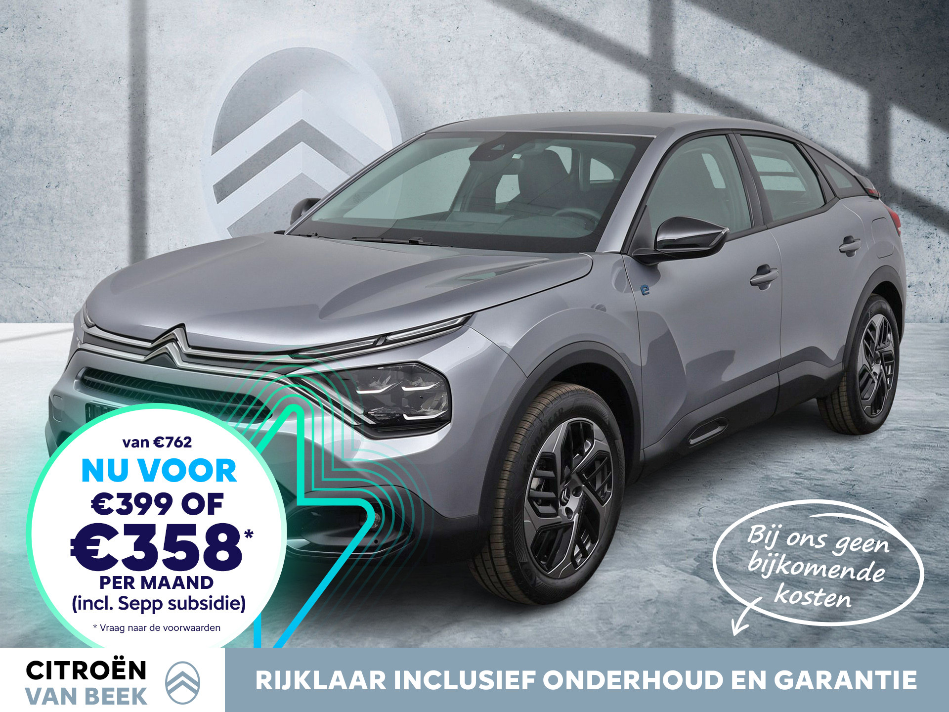 Citroën Ë-C4 Plus 50 kWh | Rijklaar | €358 Private Lease | Connect Navigatie |