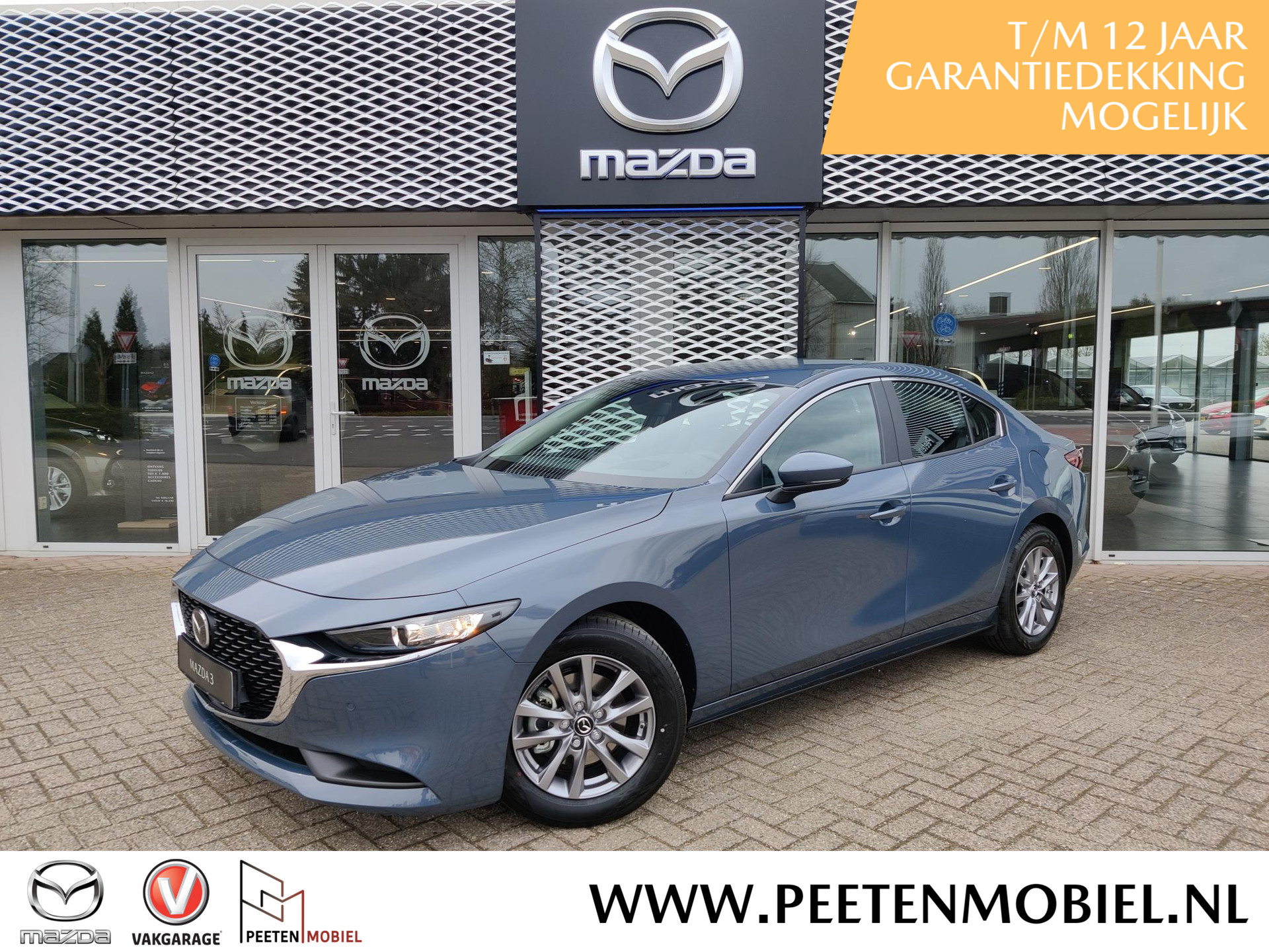 Mazda 3 2.0 E-SkyActiv-G 122 Comfort Automaat | VAKANTIEVOORDEEL! | LEER PAKKET | 6 JAAR GARANTIE! |