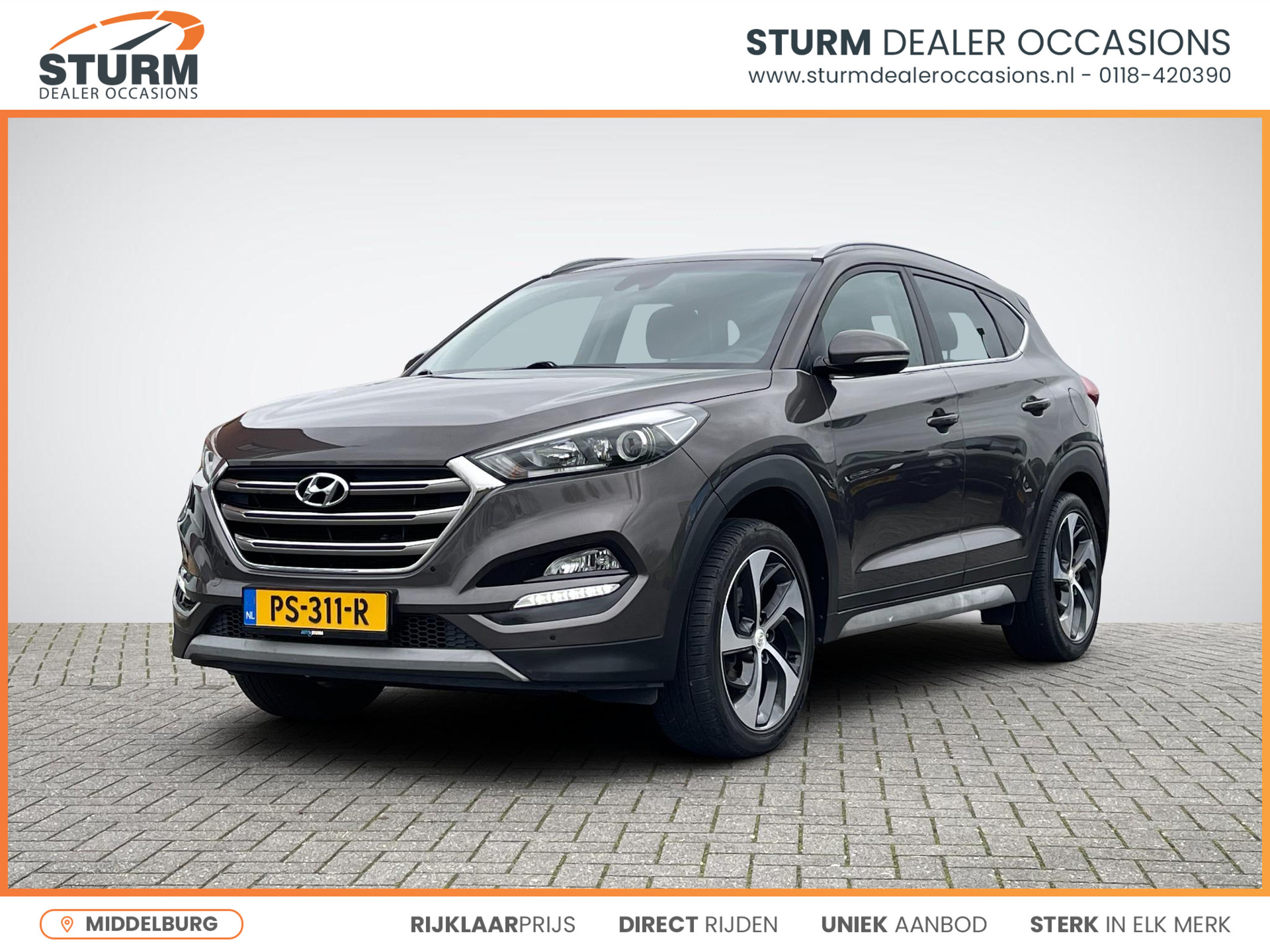 Hyundai Tucson 1.6 GDi Comfort | Trekhaak | Navigatie | Camera | Stoelverwarming | Cruise & Climate Control | 19'' Velgen | Rijklaarprijs!