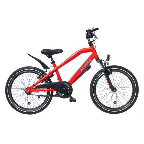 ALPINA Trial 22 inch - 20 euro korting frame- Jongens Deep Red Matt 31cm 2024