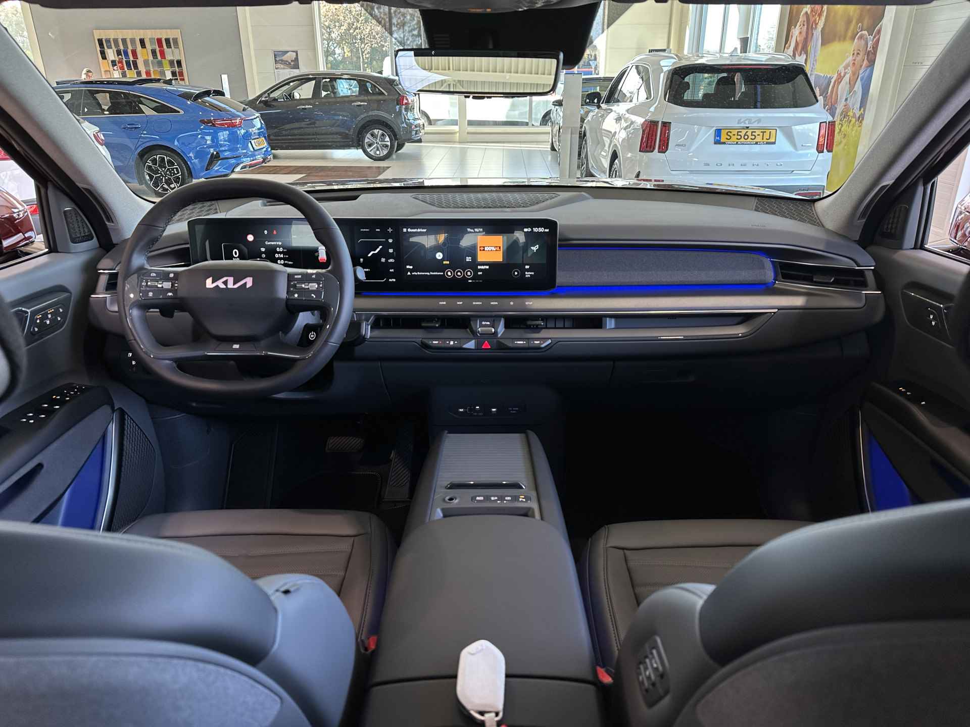 Kia EV9 Launch Edition 100 kWh - Exclusief Velgen - Head-up Display - Navigatie - Climate Control - Adaptief Cruise Control - Stoel/Stuur Verwarming - Stoel Verkoeling - Fabrieksgarantie Tot 2030 - 32/59