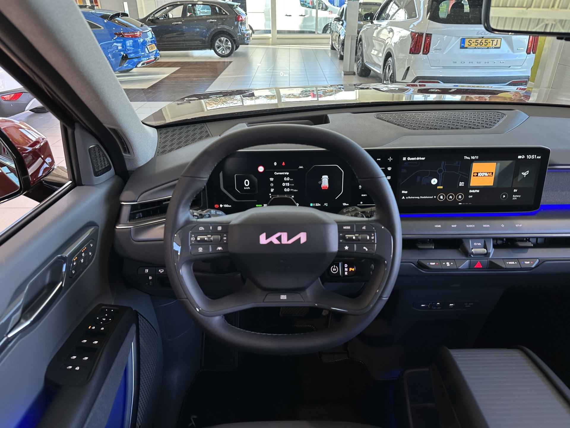 Kia EV9 Launch Edition 100 kWh - Exclusief Velgen - Head-up Display - Navigatie - Climate Control - Adaptief Cruise Control - Stoel/Stuur Verwarming - Stoel Verkoeling - Fabrieksgarantie Tot 2030 - 35/59